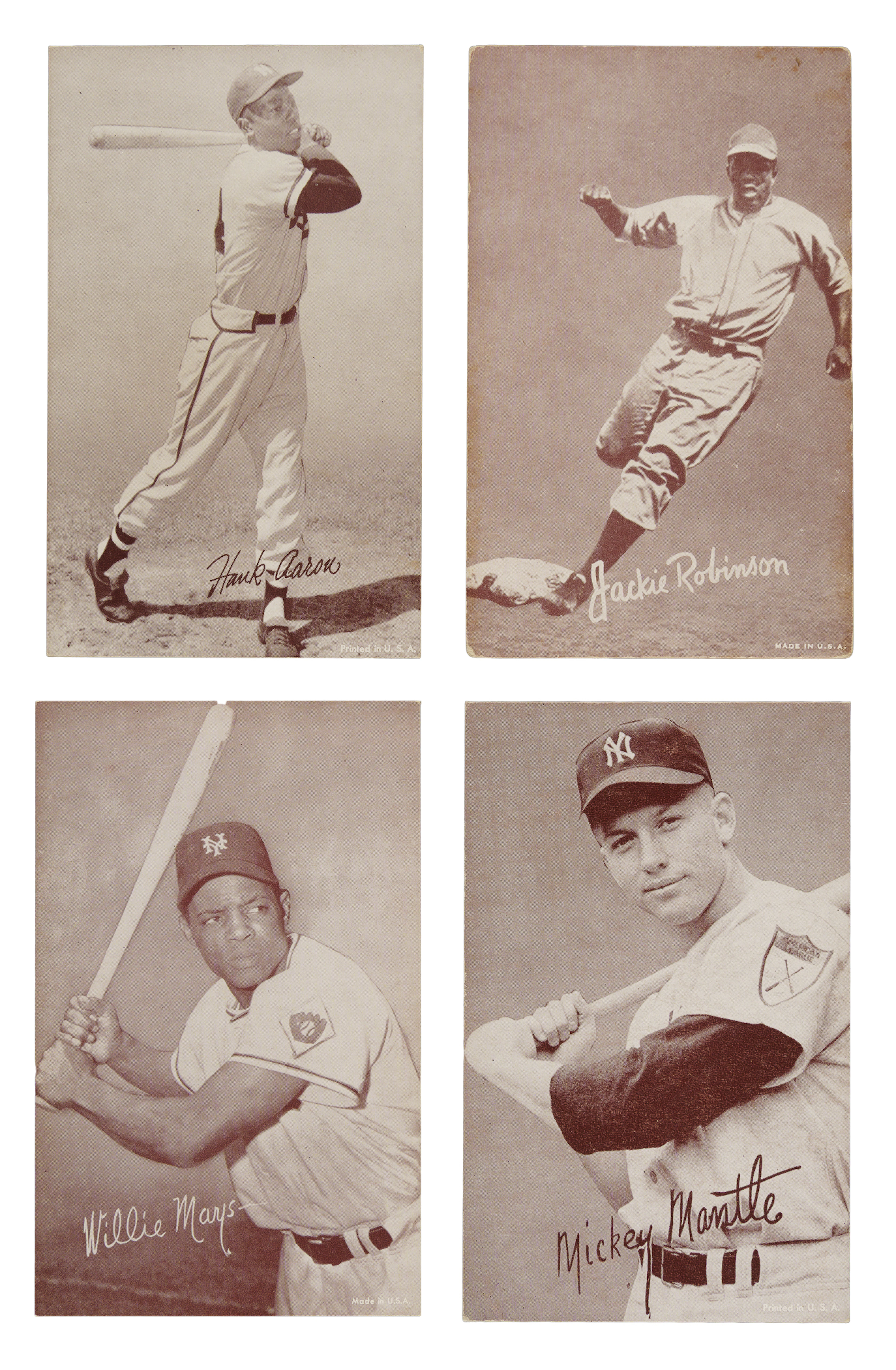 1947-1966 Exhibits Collection (586) Including Mickey Mantle, Willie