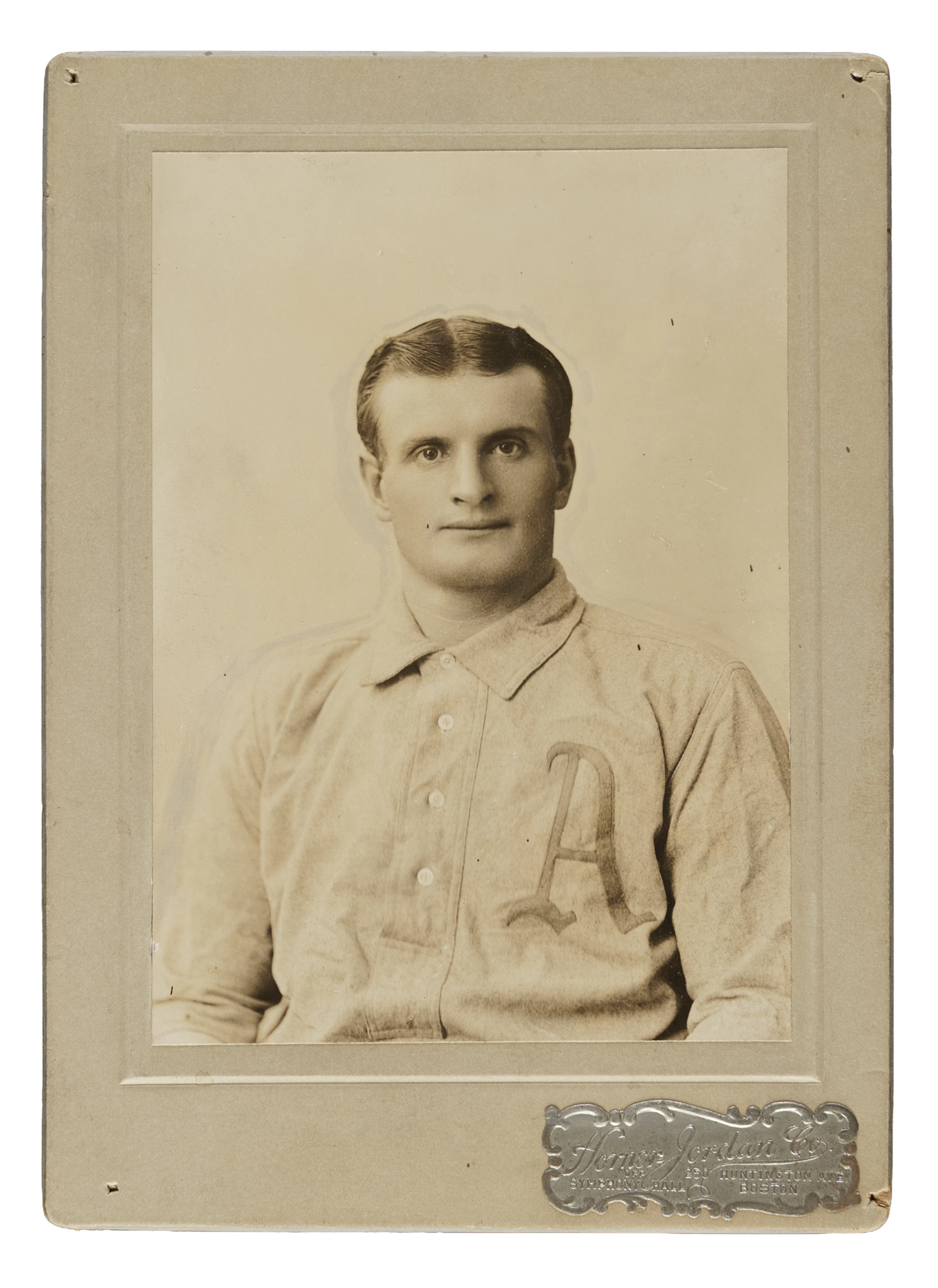 Circa 1902-1907 Rube Waddell Original Carl Horner Cabinet Photograph