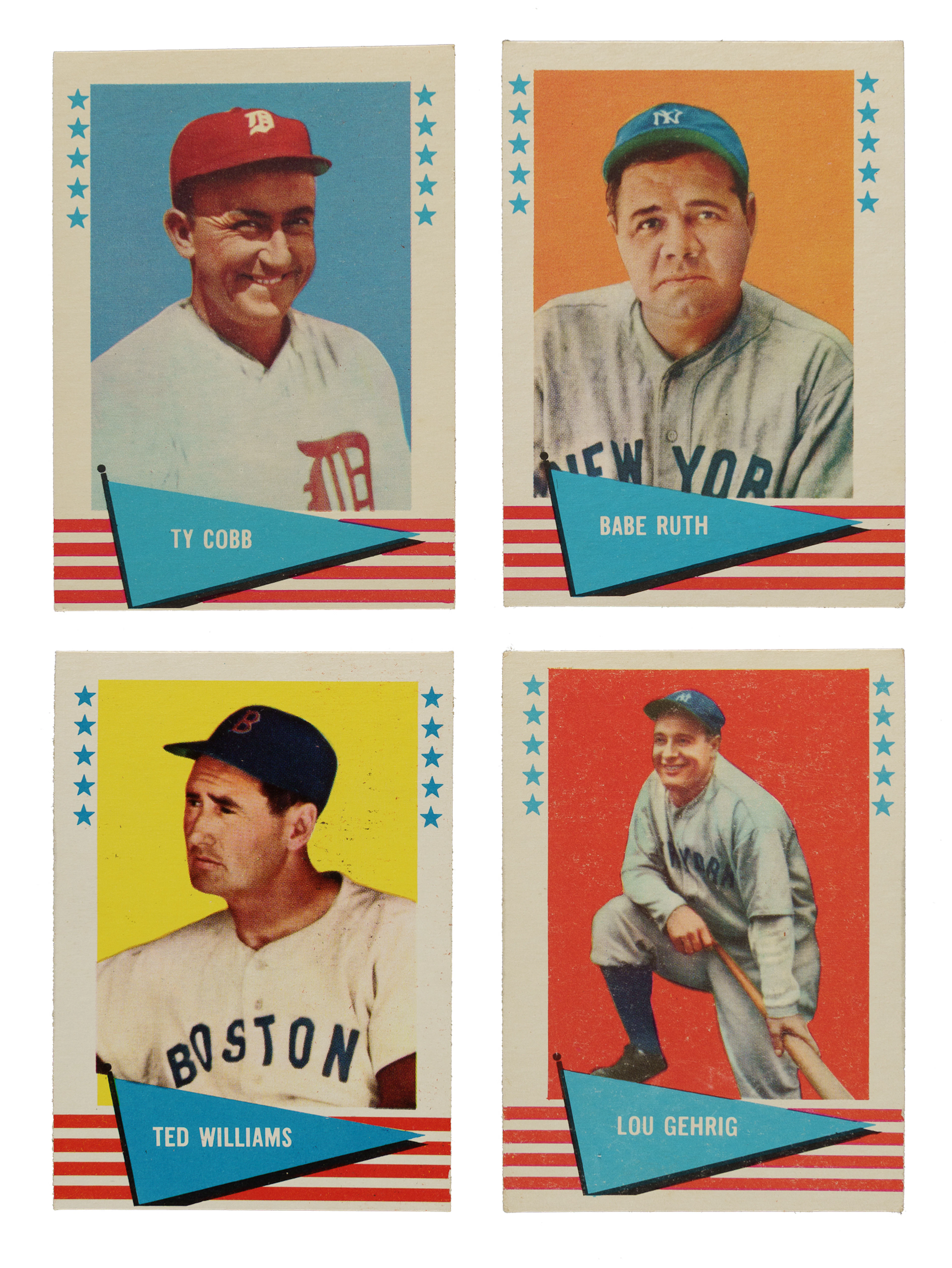 1961-1962 Fleer All-Time Greats Complete Set (154)