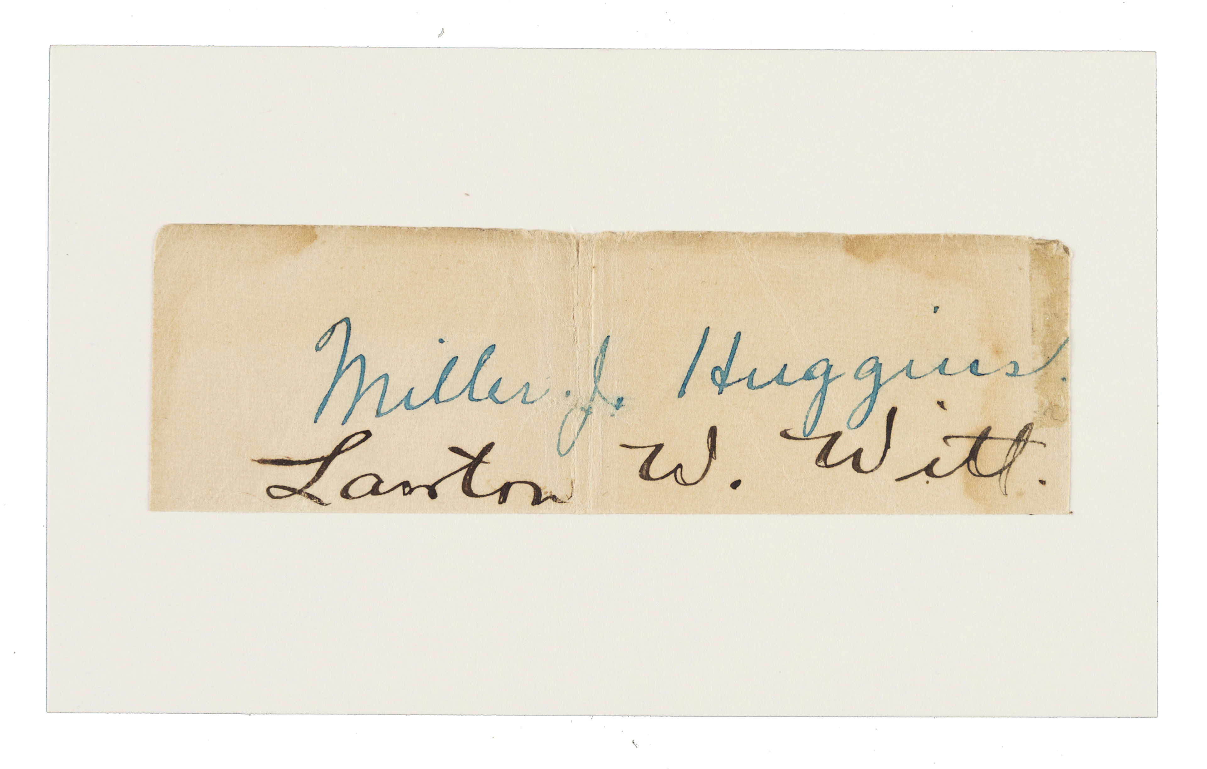 Miller Huggins Cut Signature - JSA