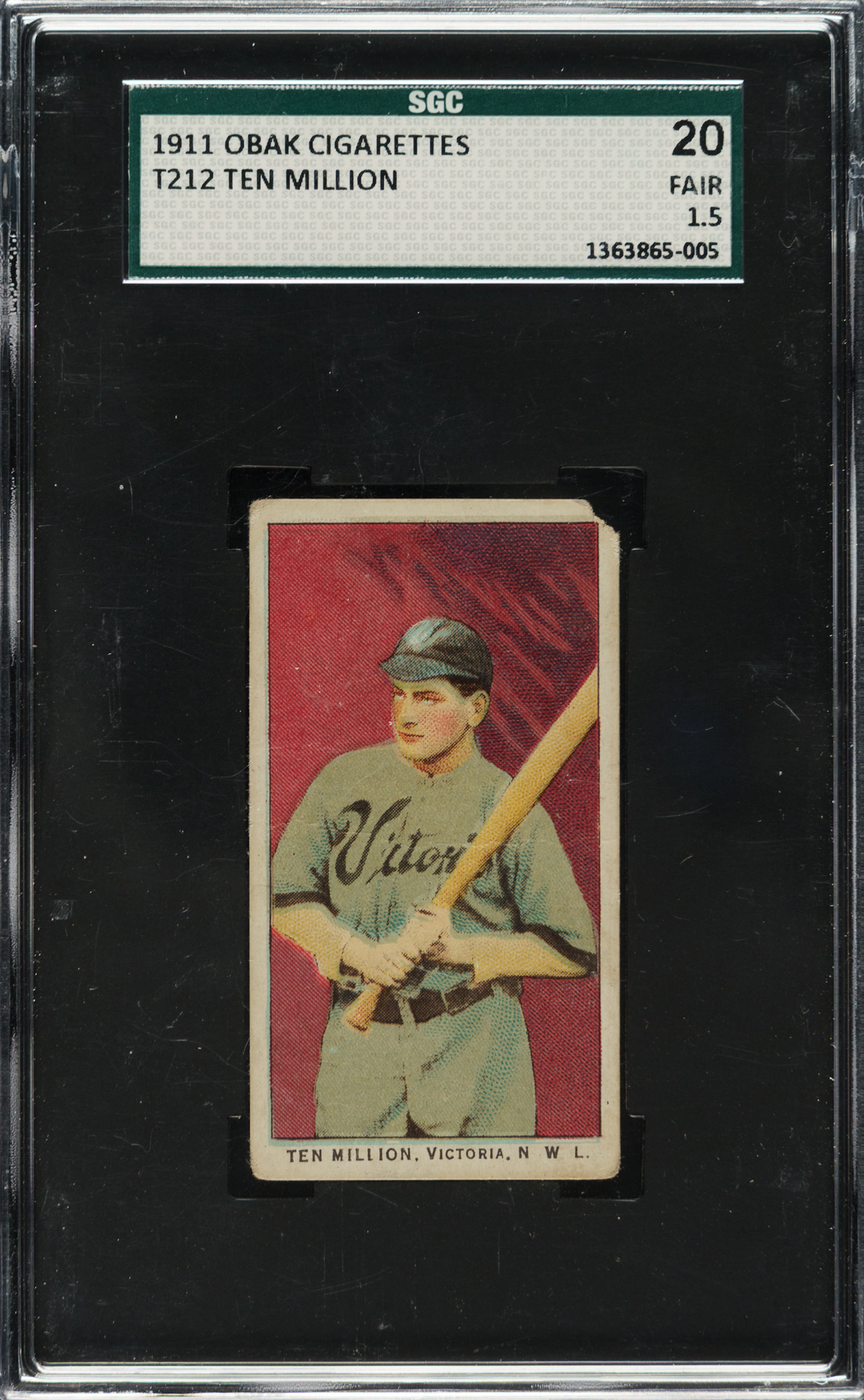 1911 T212 Obak Ten Million SGC FAIR 20