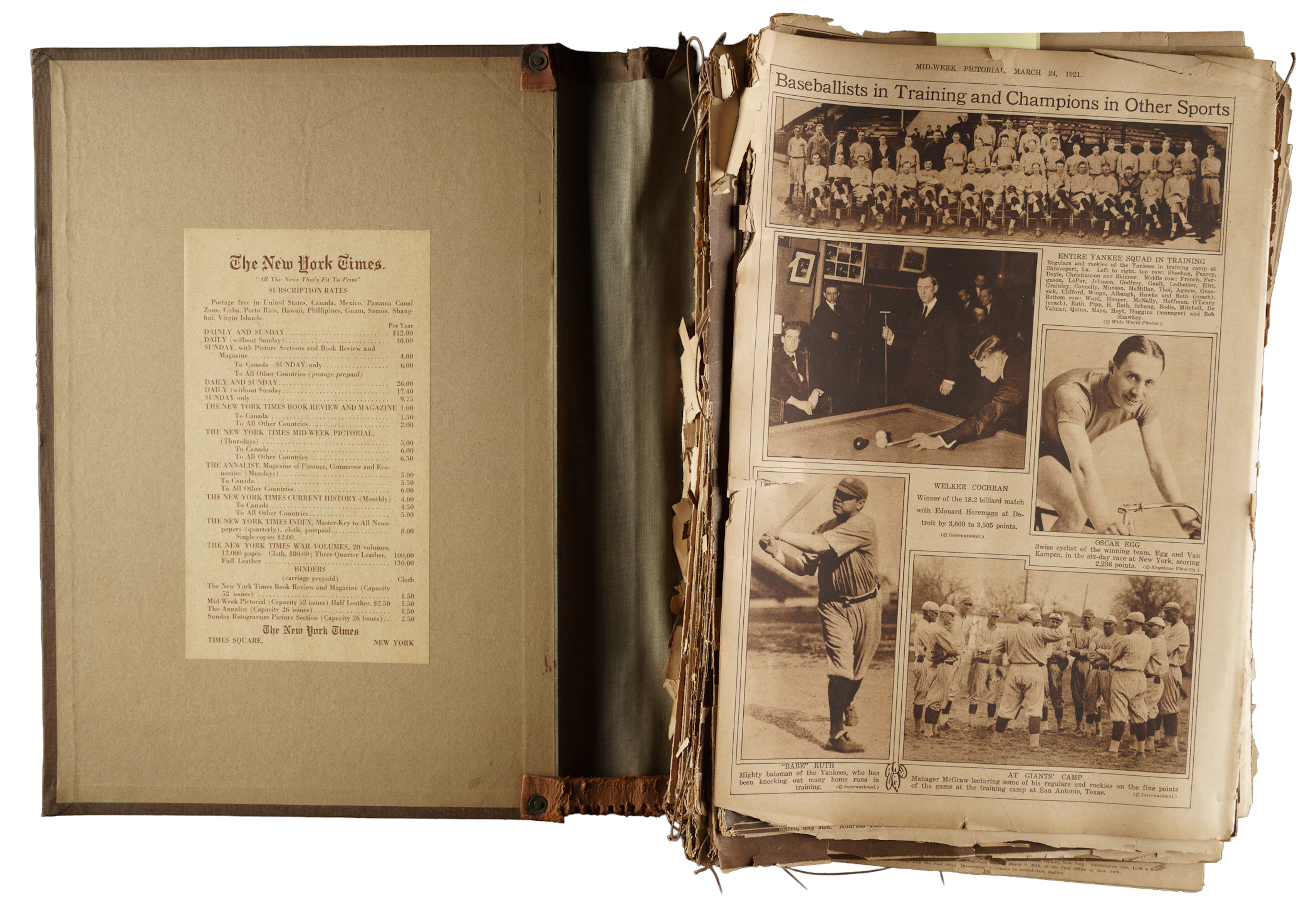 1920s New York Times "Mid-Week Pictorial” Magazine Collection (88)