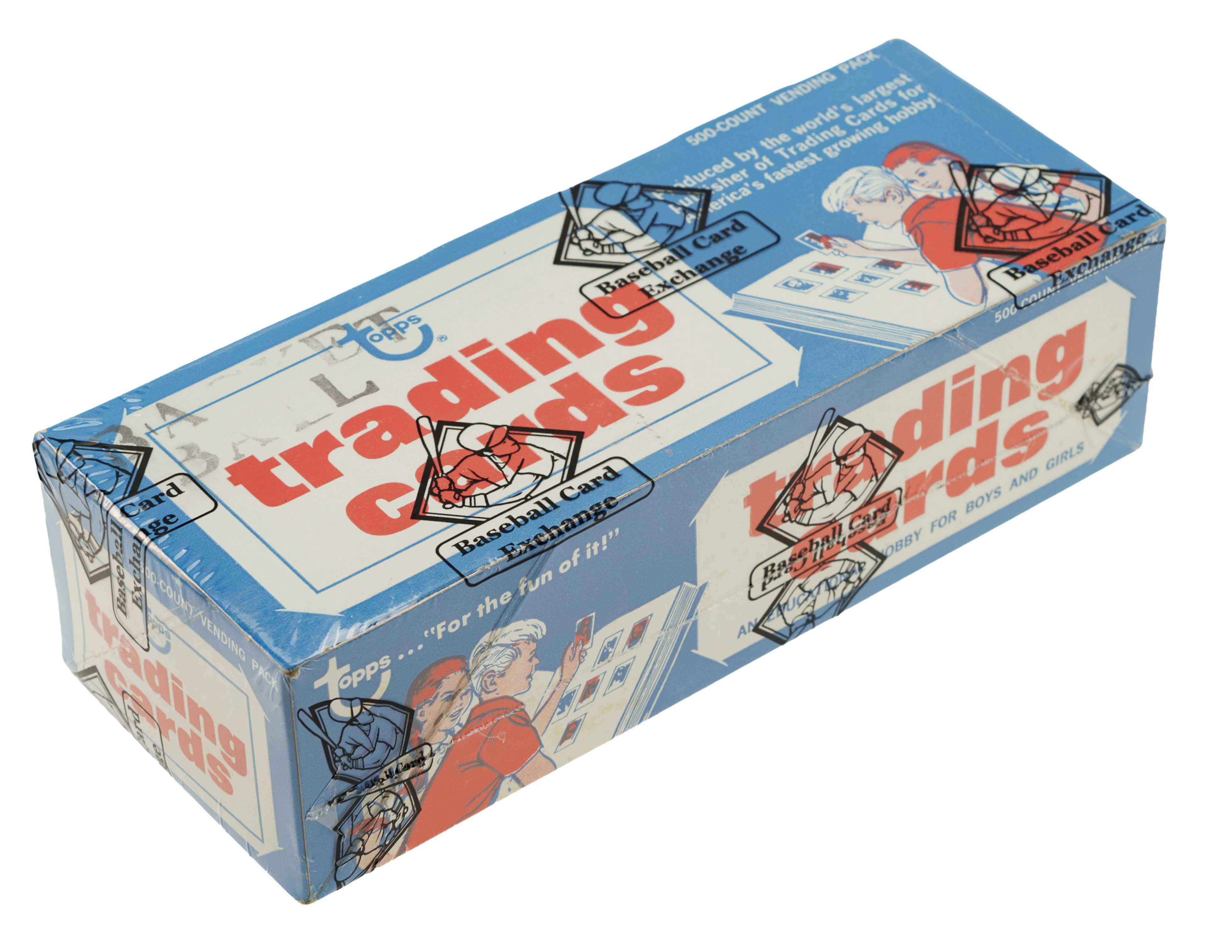 1971-1972 Topps Basketball Vending Box - BBCE