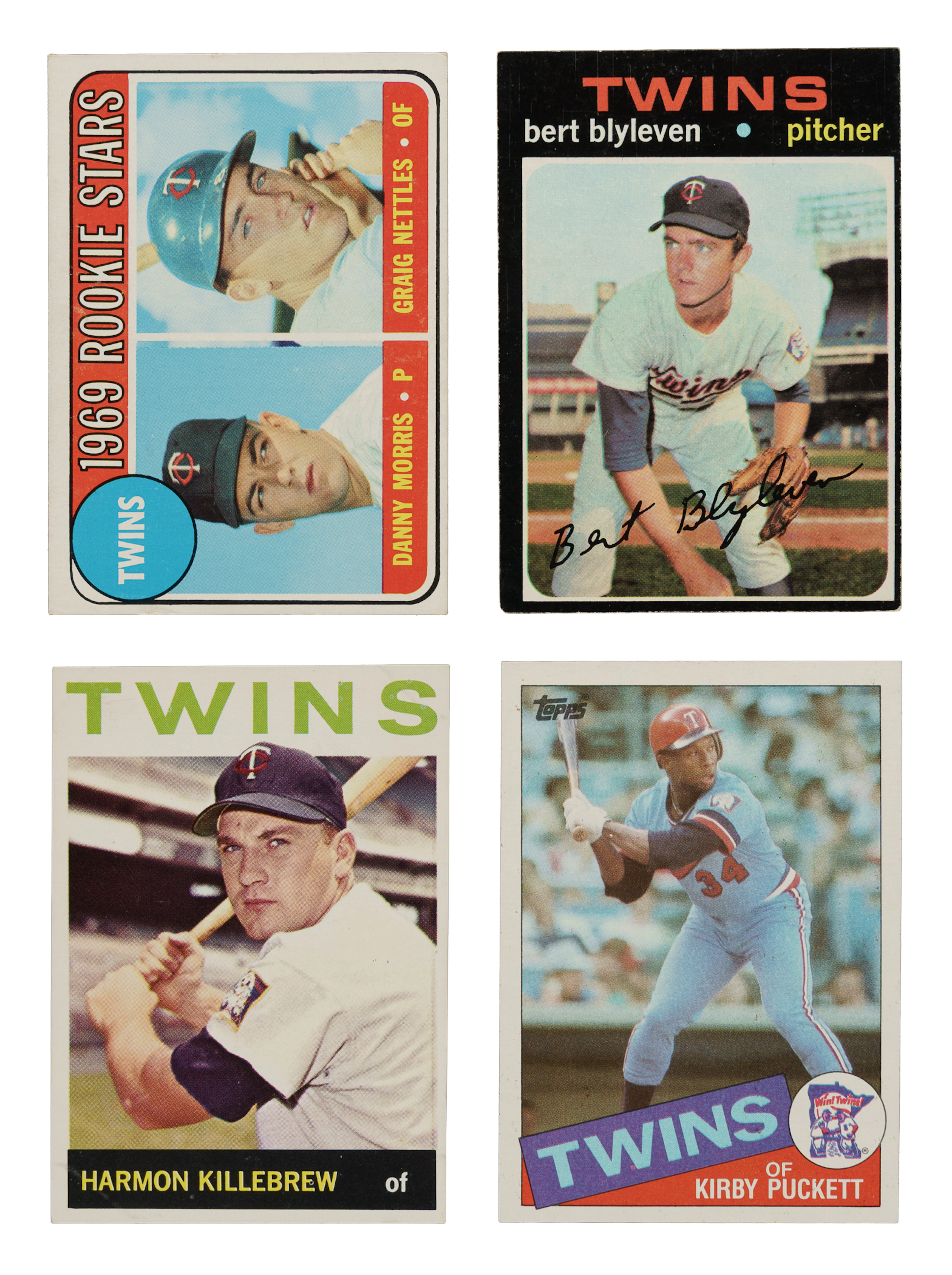 1961 to 1999 Topps Minnesota Twins Complete Team Set Run (40 Sets, 1,049 Cards)