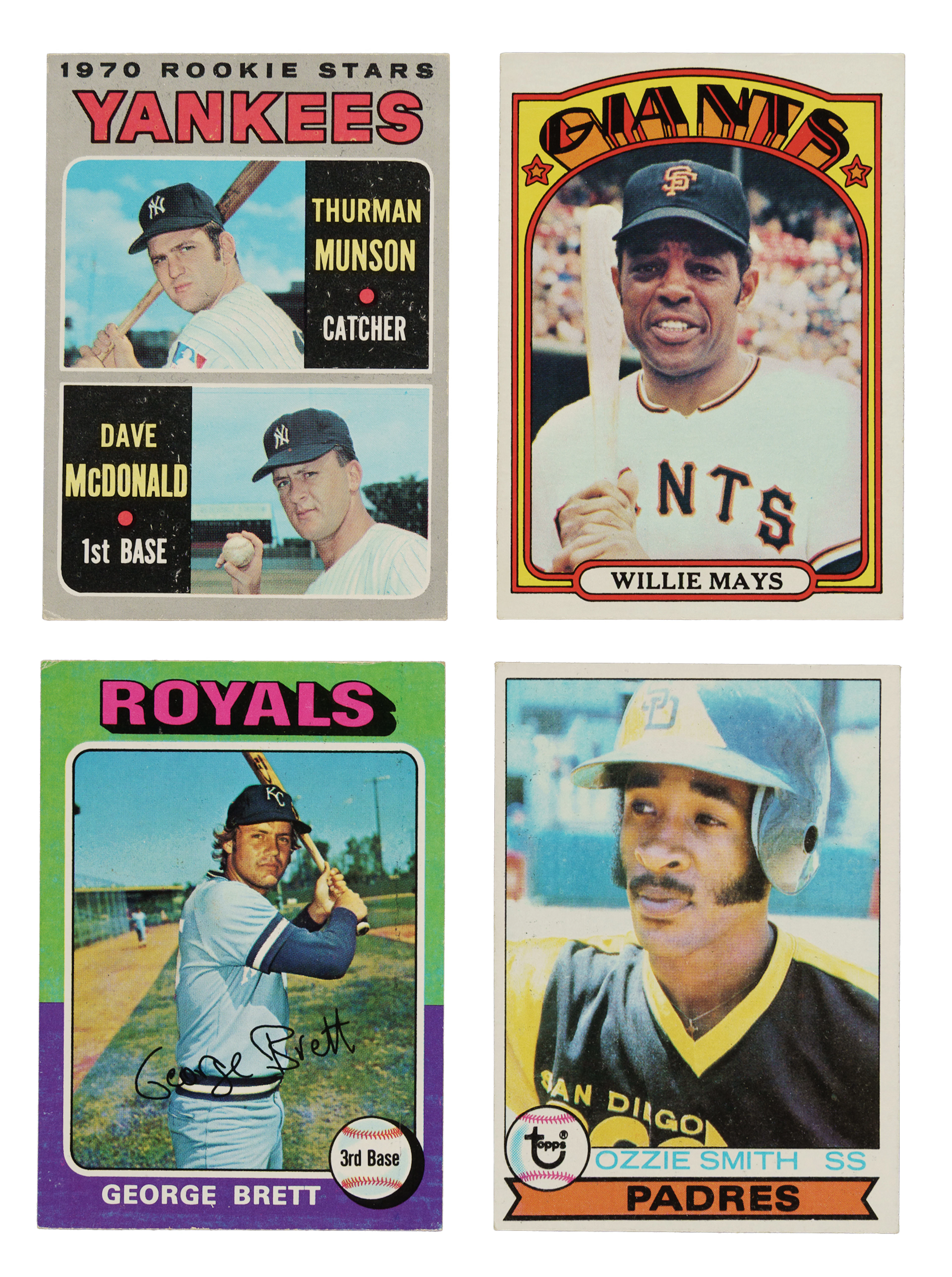 1970 to 1978 Topps Hall of Fame and Stars Collection (165) Including
