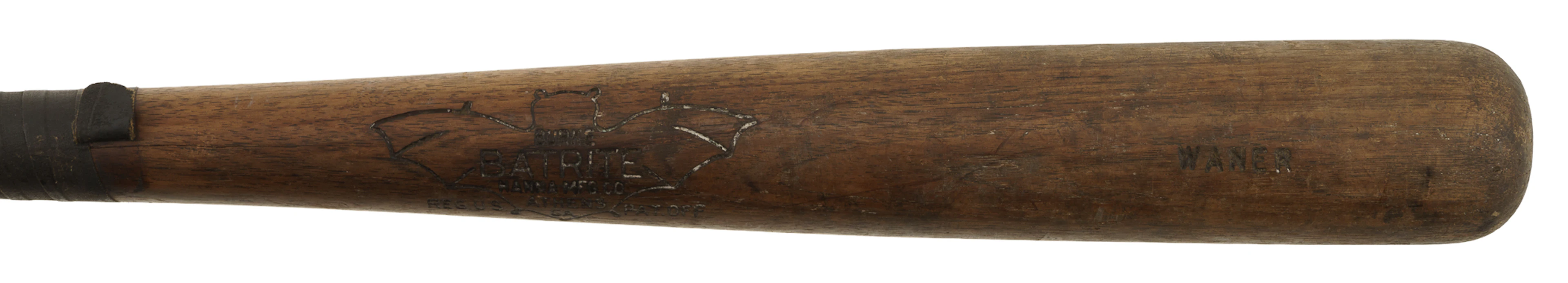 Circa 1930 Paul Waner Pittsburgh Pirates Game-Used Bat PSA/DNA GU 7
