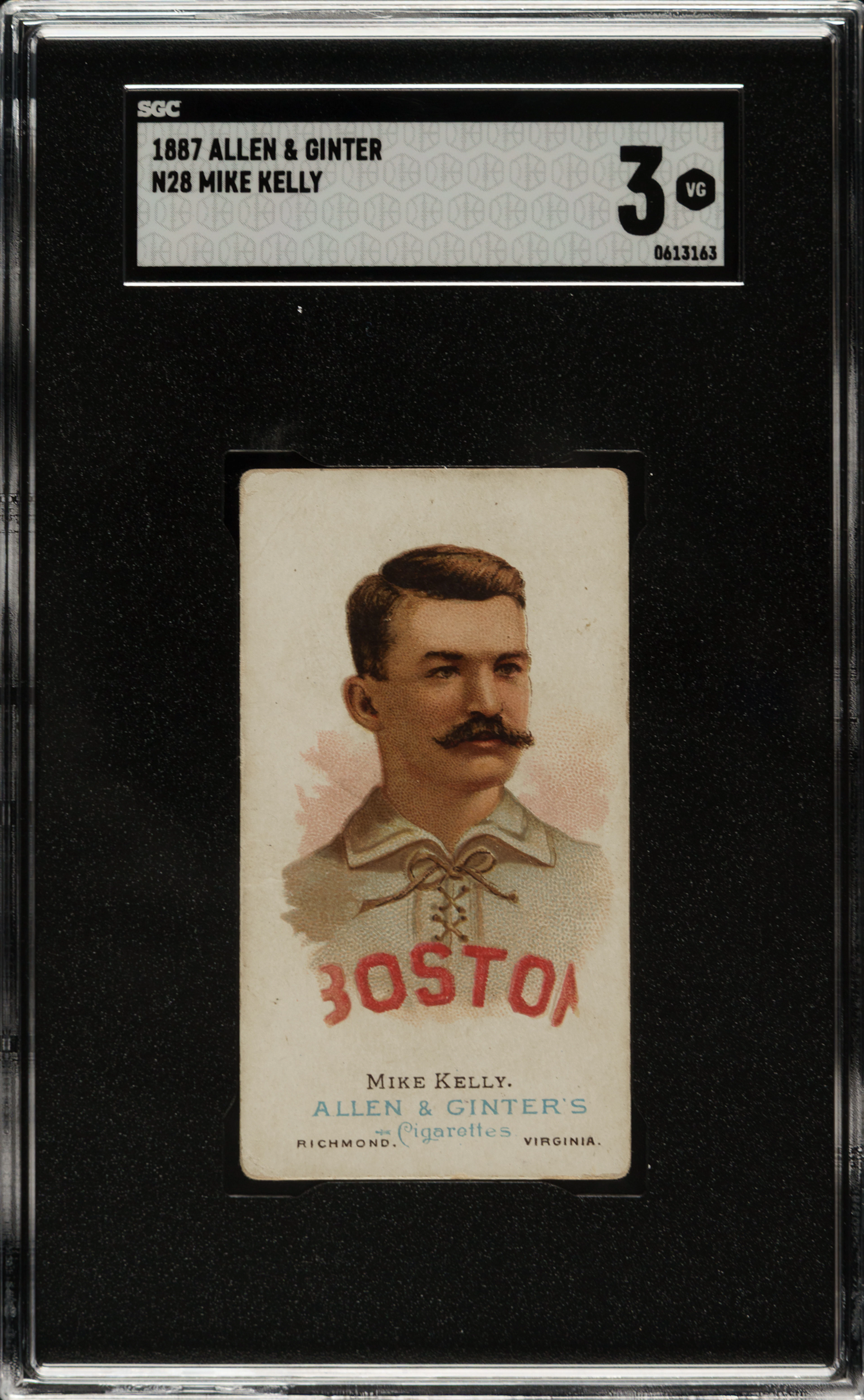 1888 N28 Allen & Ginter Mike "King" Kelly SGC VG 3