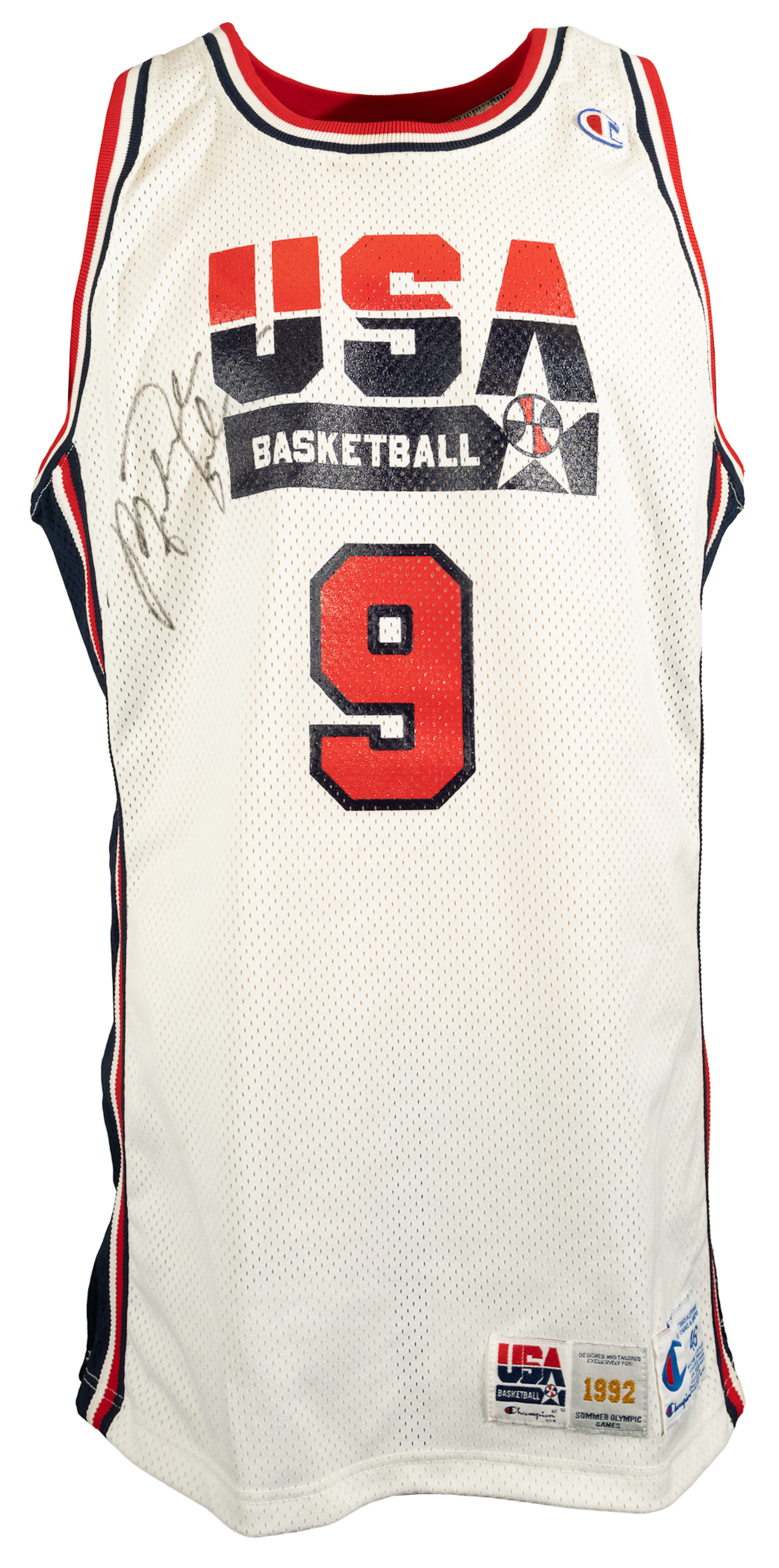 1992 Michael Jordan Olympic Dream Team Signed Jersey MEARS A5
