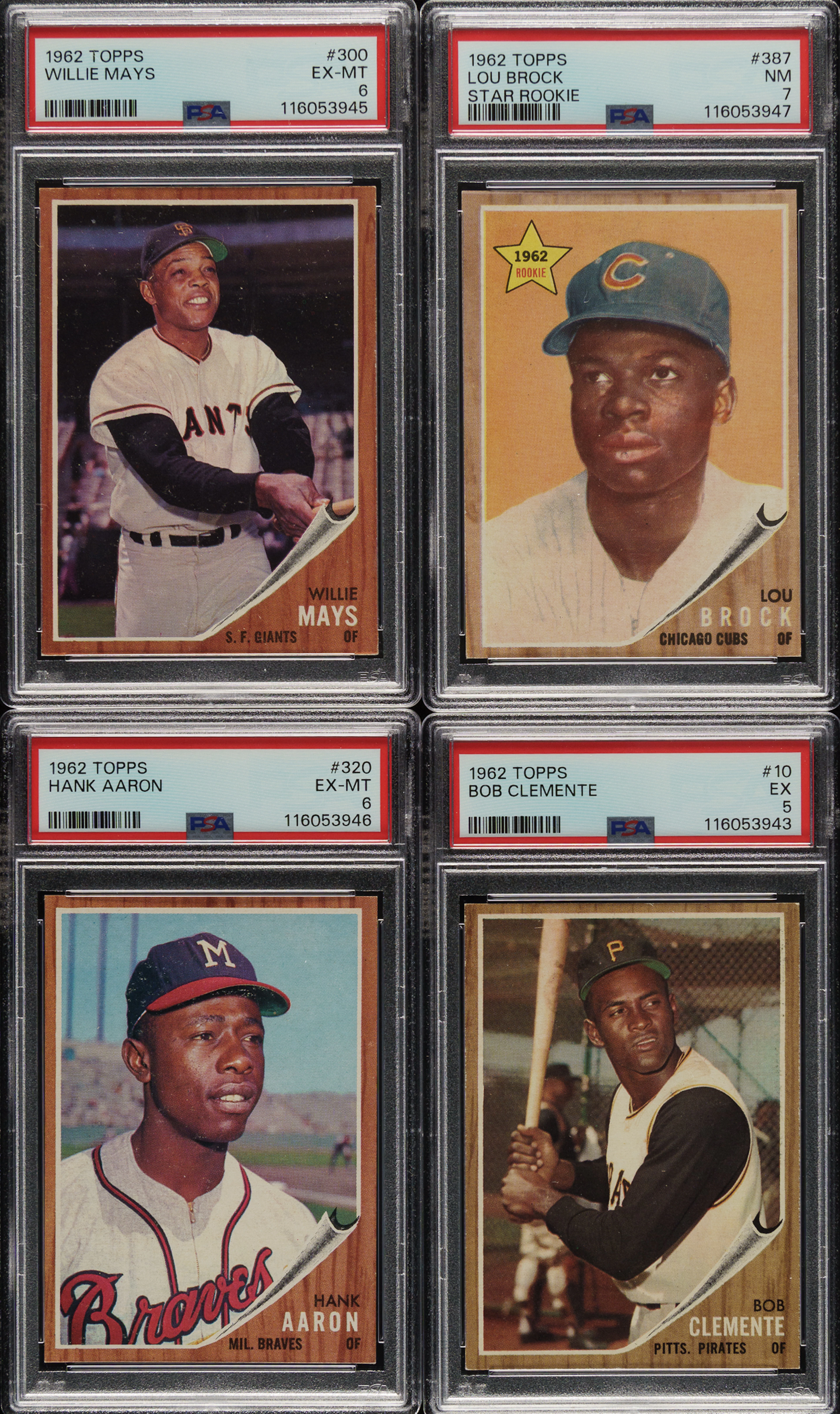 1962 Topps Complete Set (598) Plus 12 Variations