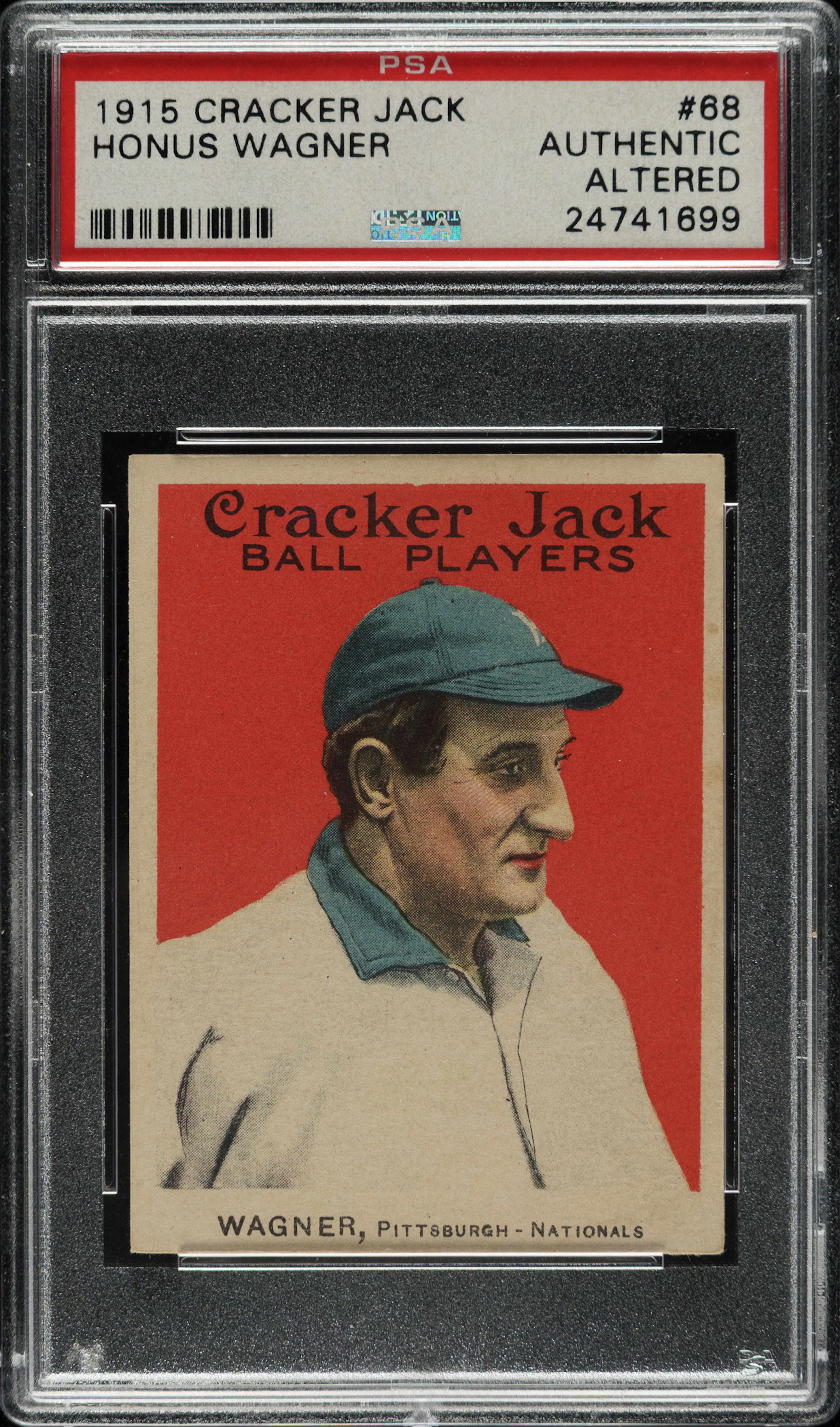 1915 E145 Cracker Jack #68 Honus Wagner