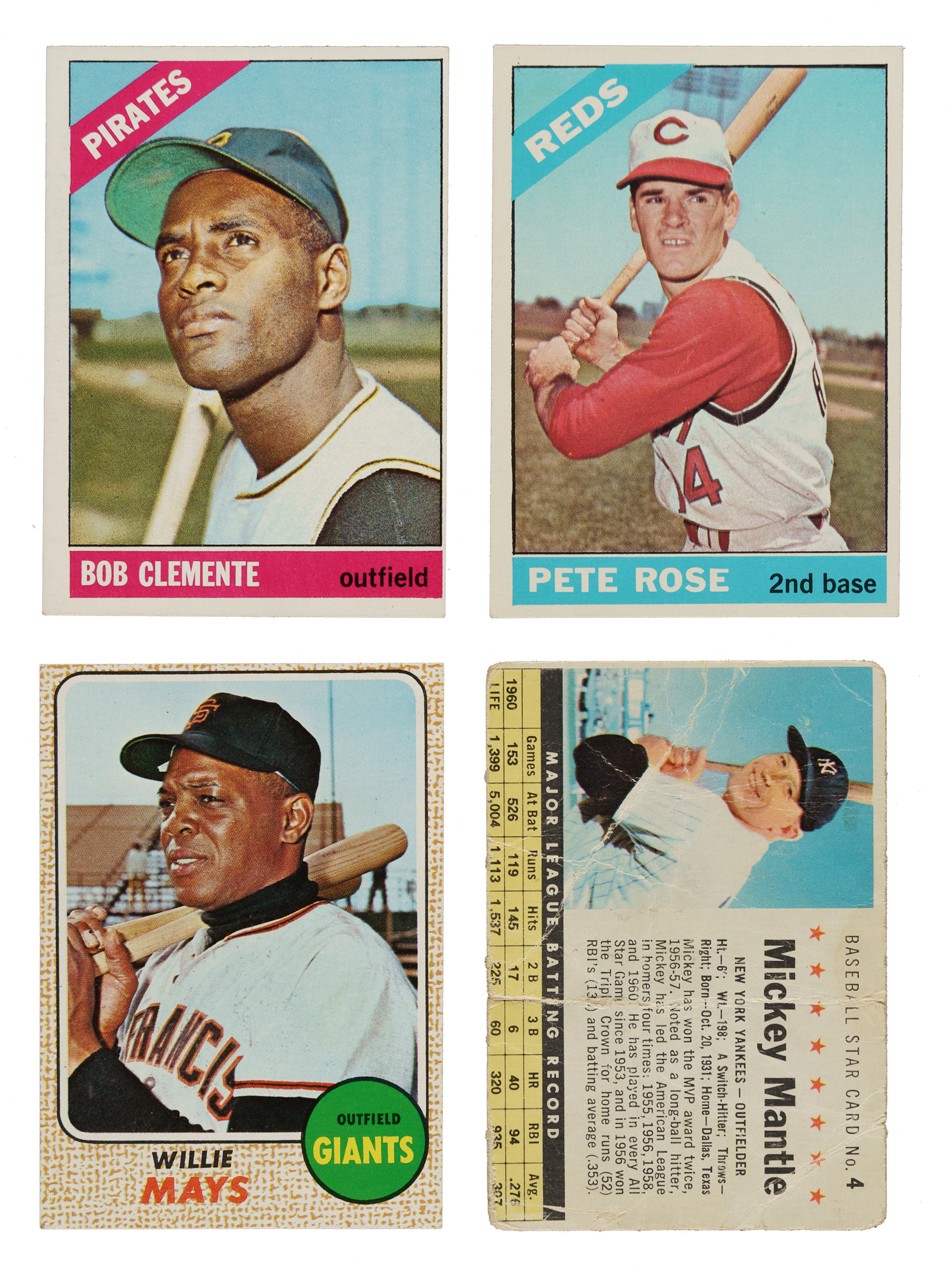 1960 to 1969 Topps and Fleer Shoebox Collection (1,129) Including