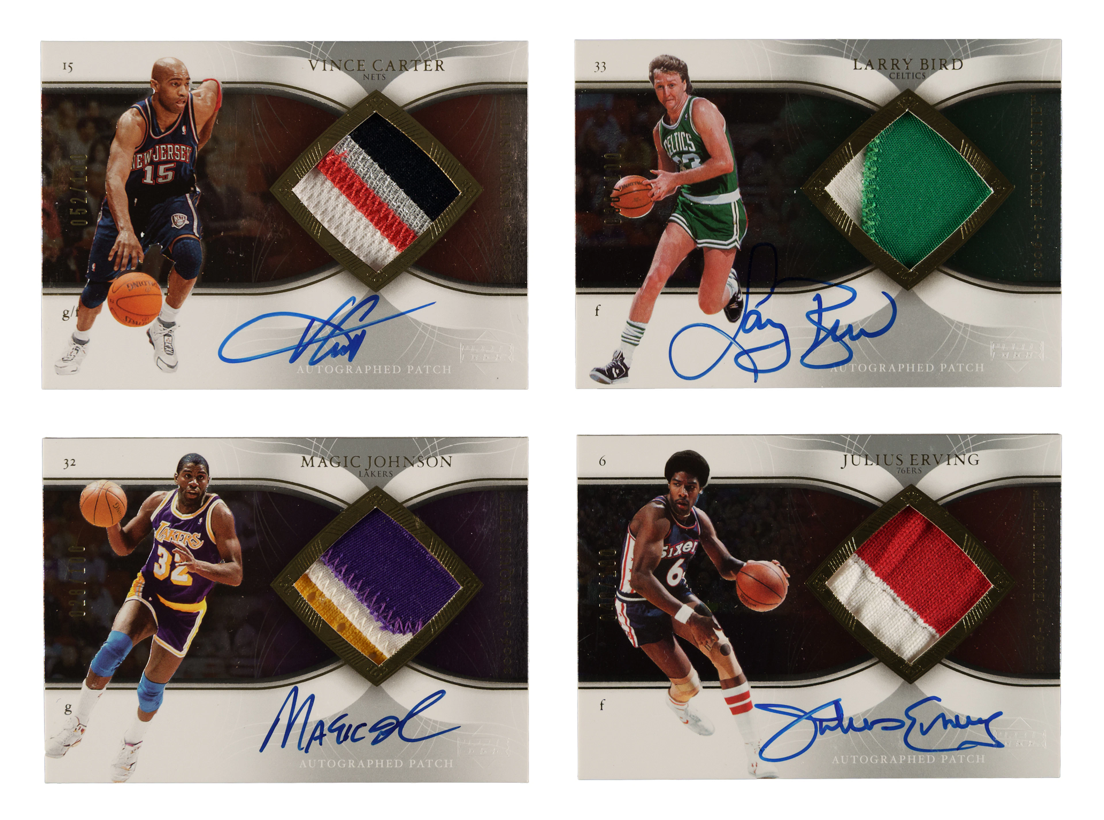 2006-2007 Upper Deck Exquisite Collection Autograph Patches Basketball