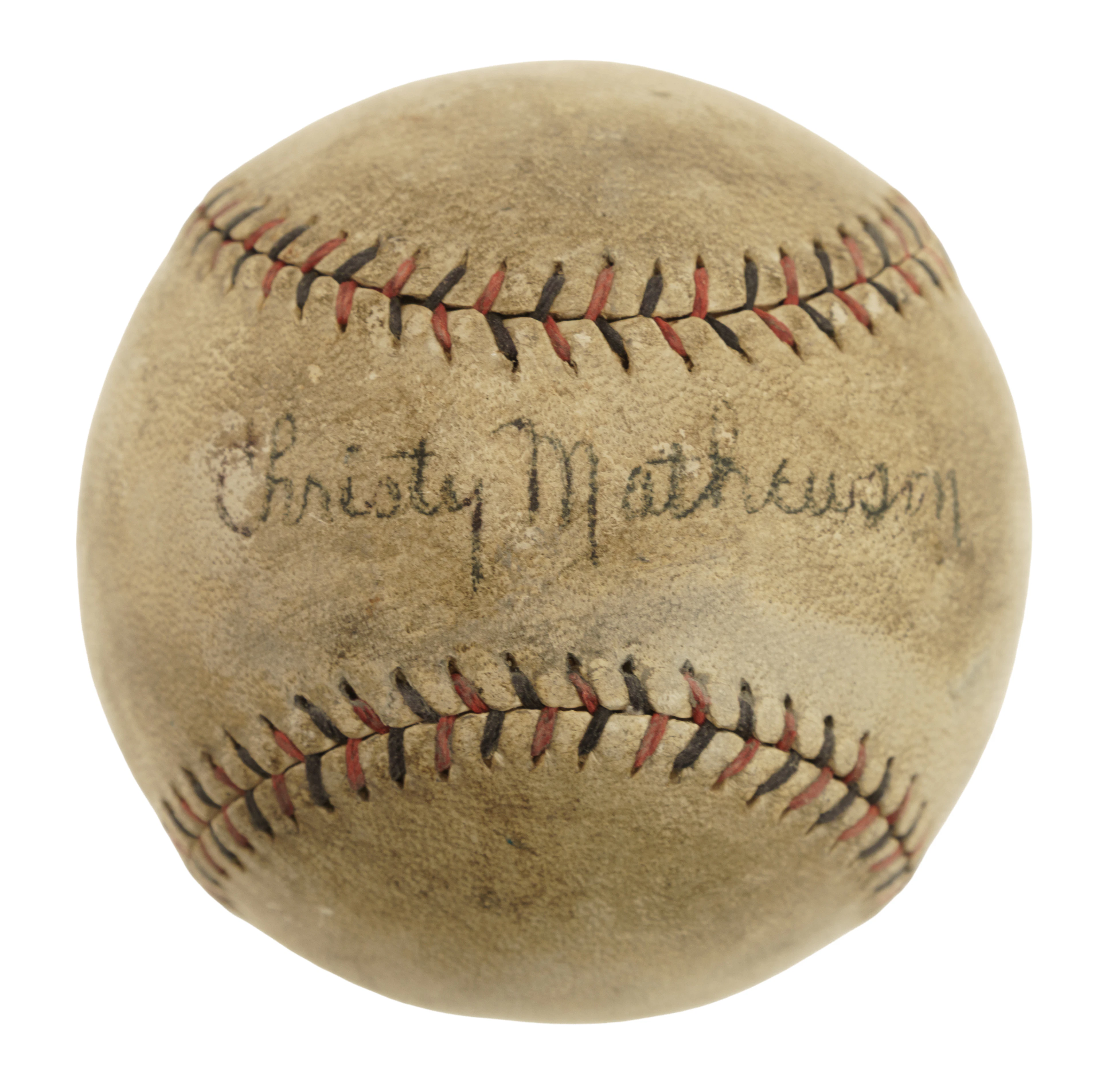 Christy Mathewson Single-Signed Baseball - JSA
