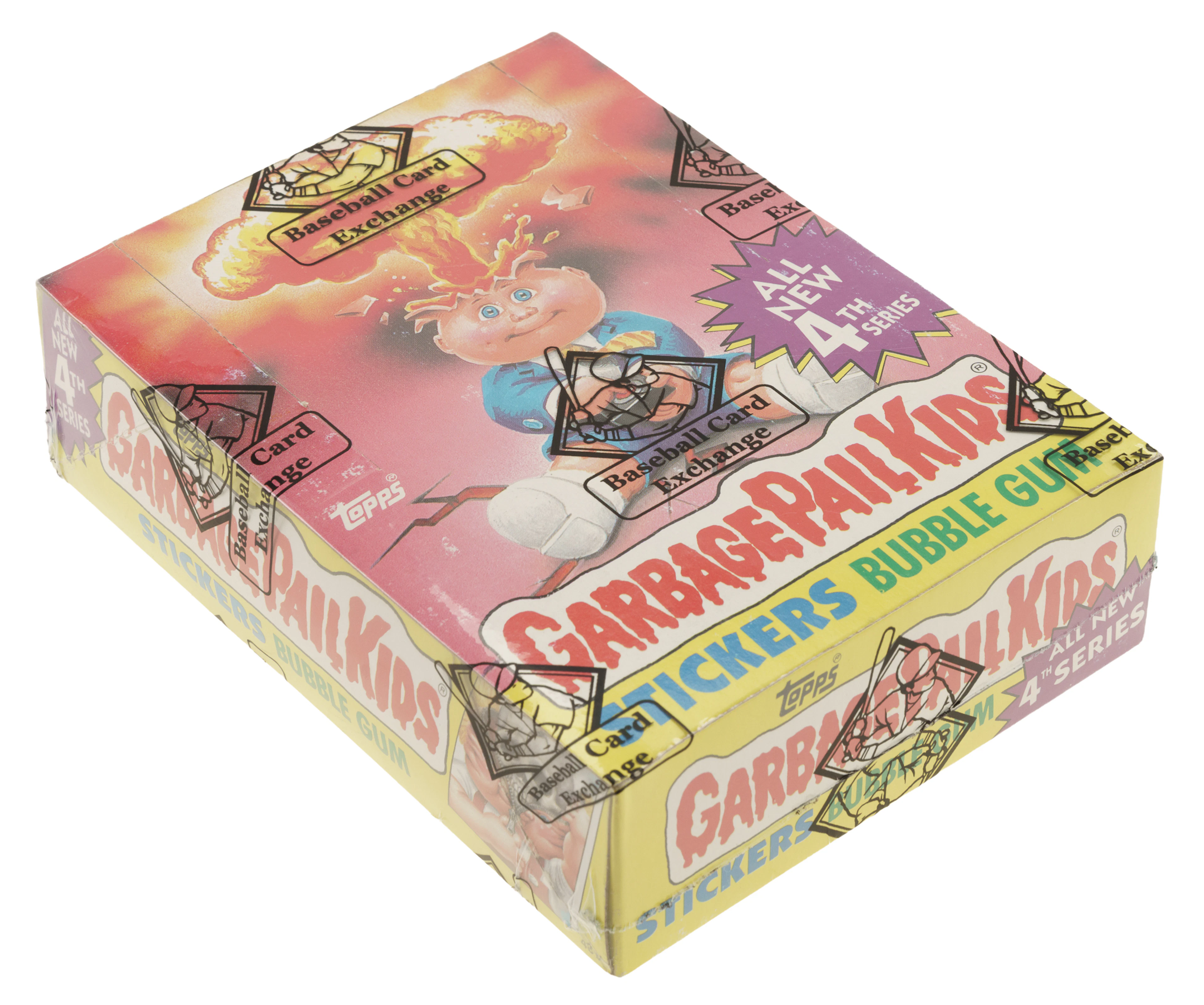 1986 Topps "Garbage Pail Kids" Fourth Series Unopened Wax Box (48 Packs) - BBCE