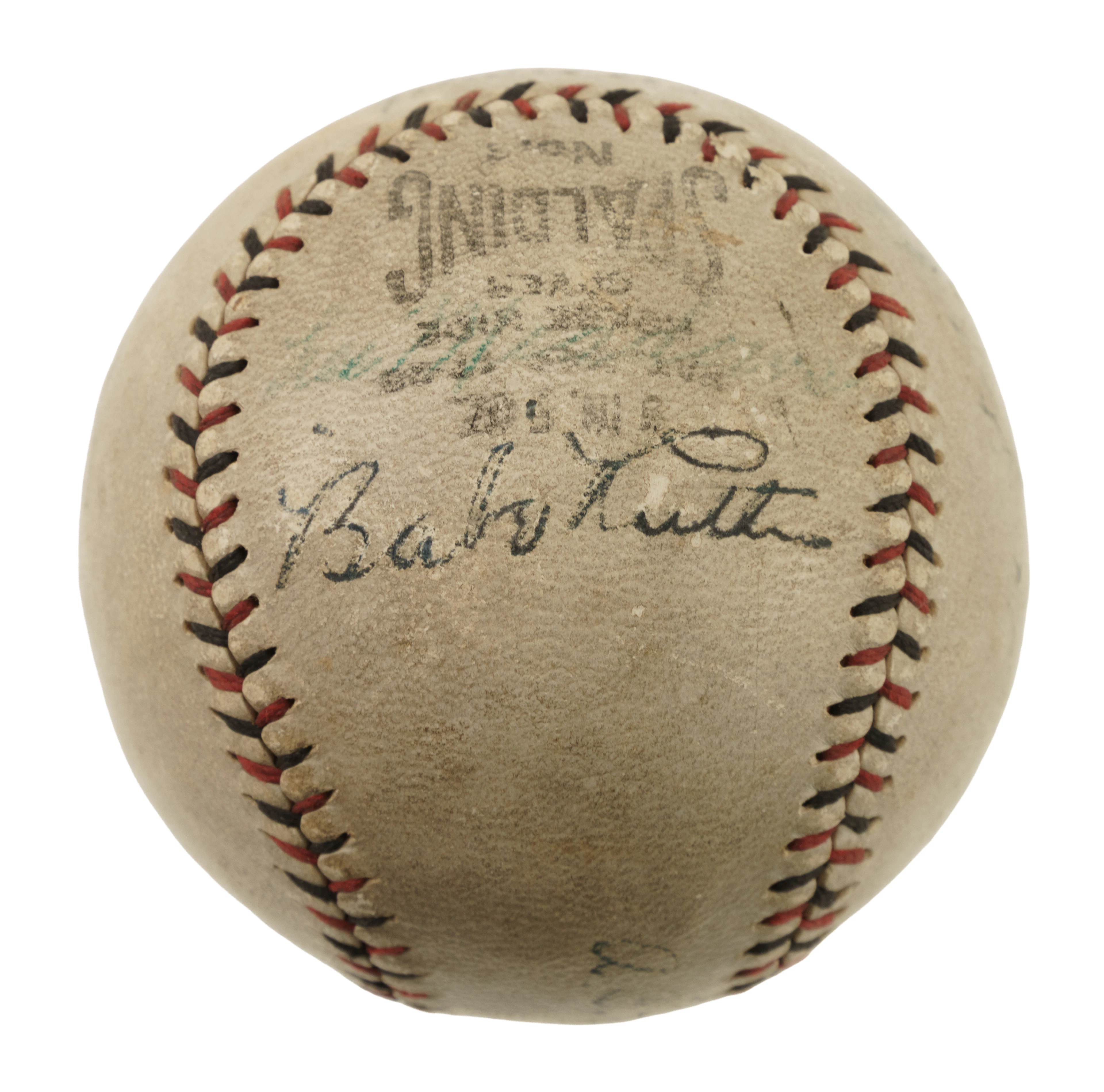 Circa 1930 Babe Ruth, Dazzy Vance, and Others Multi-Signed Baseball - JSA