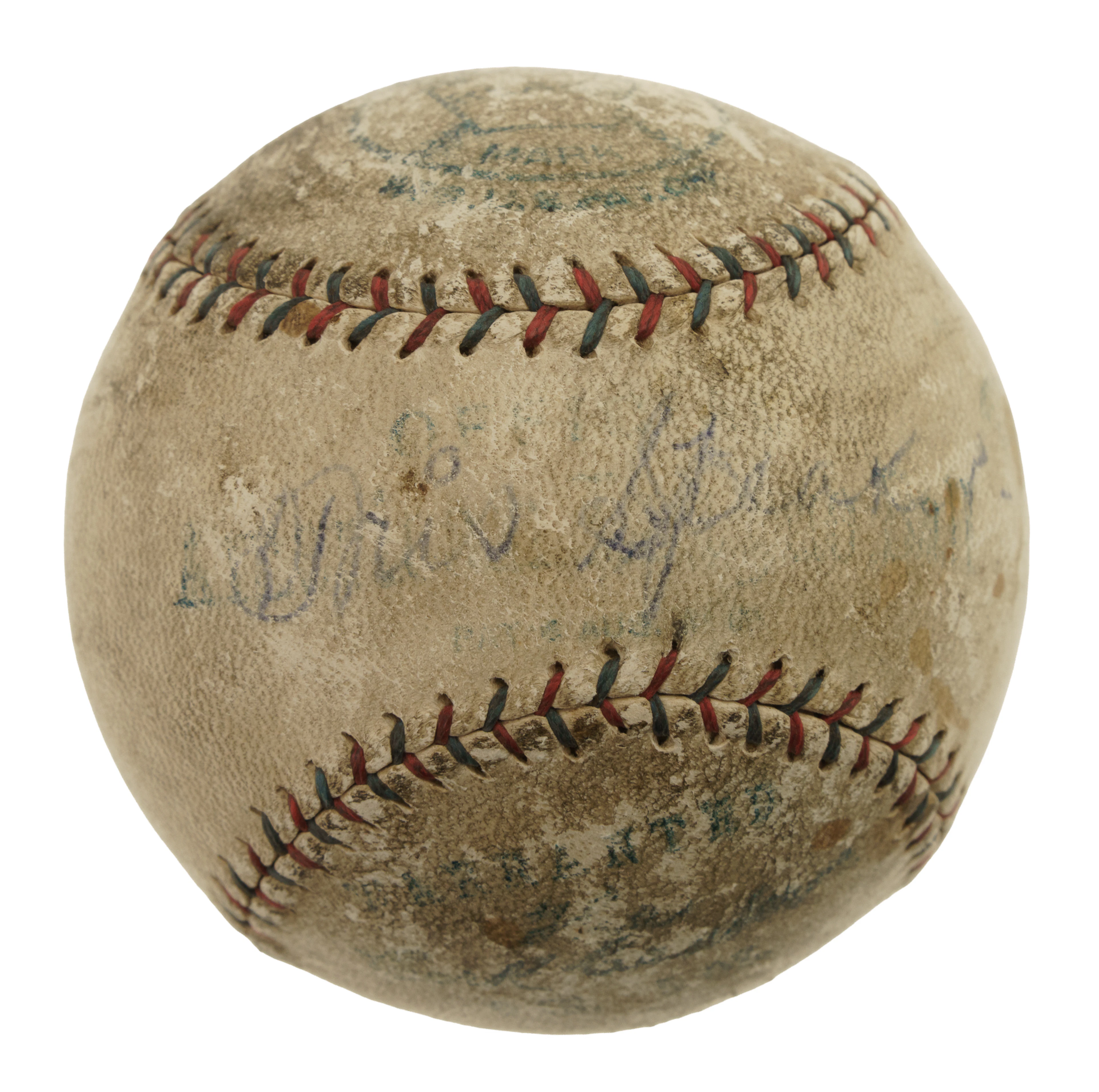 Tris Speaker Single-Signed Baseball - JSA