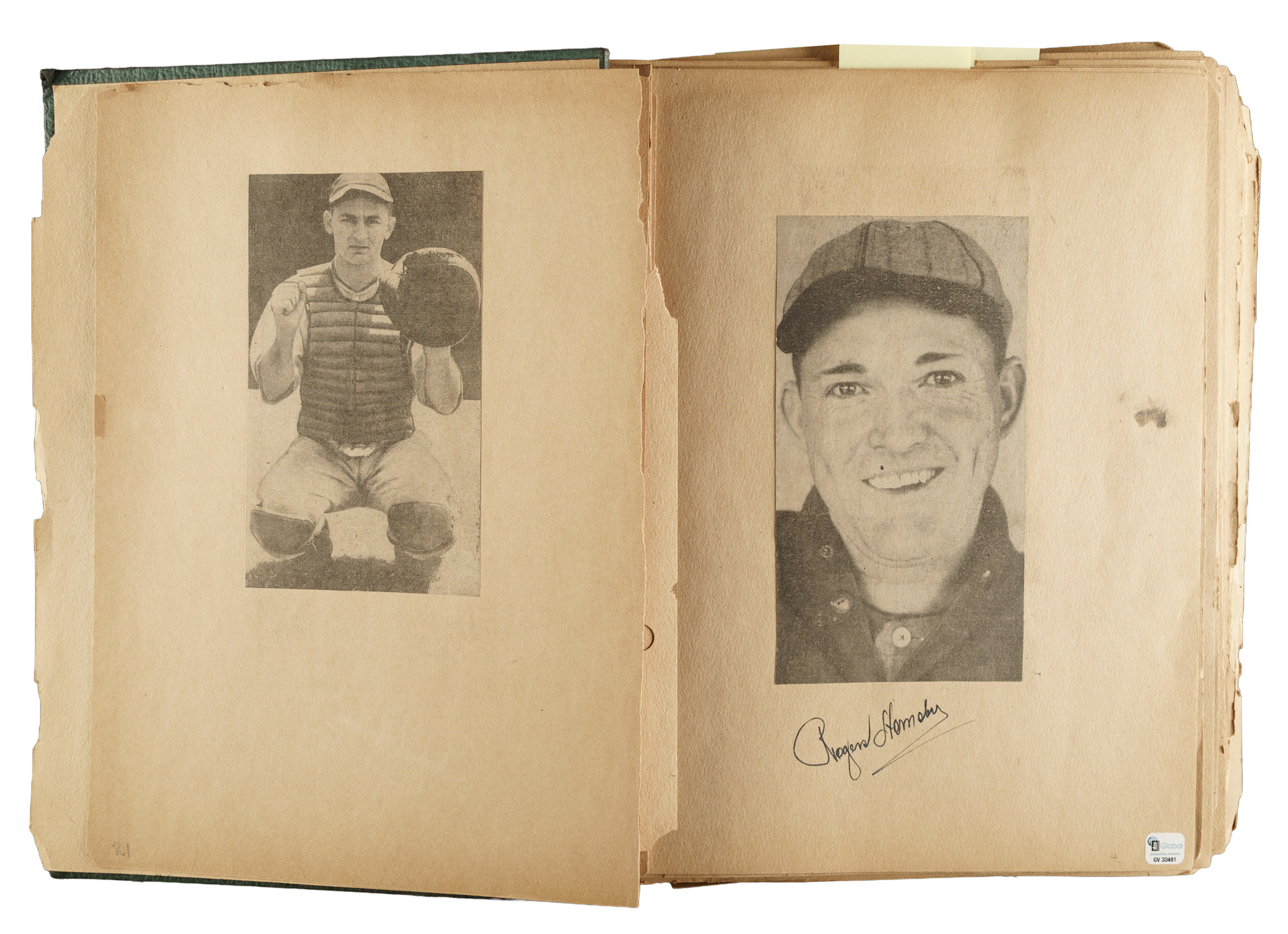Circa 1930s Multi-Signed Scrapbook with Traynor, Hornsby, P. Waner, and Dean