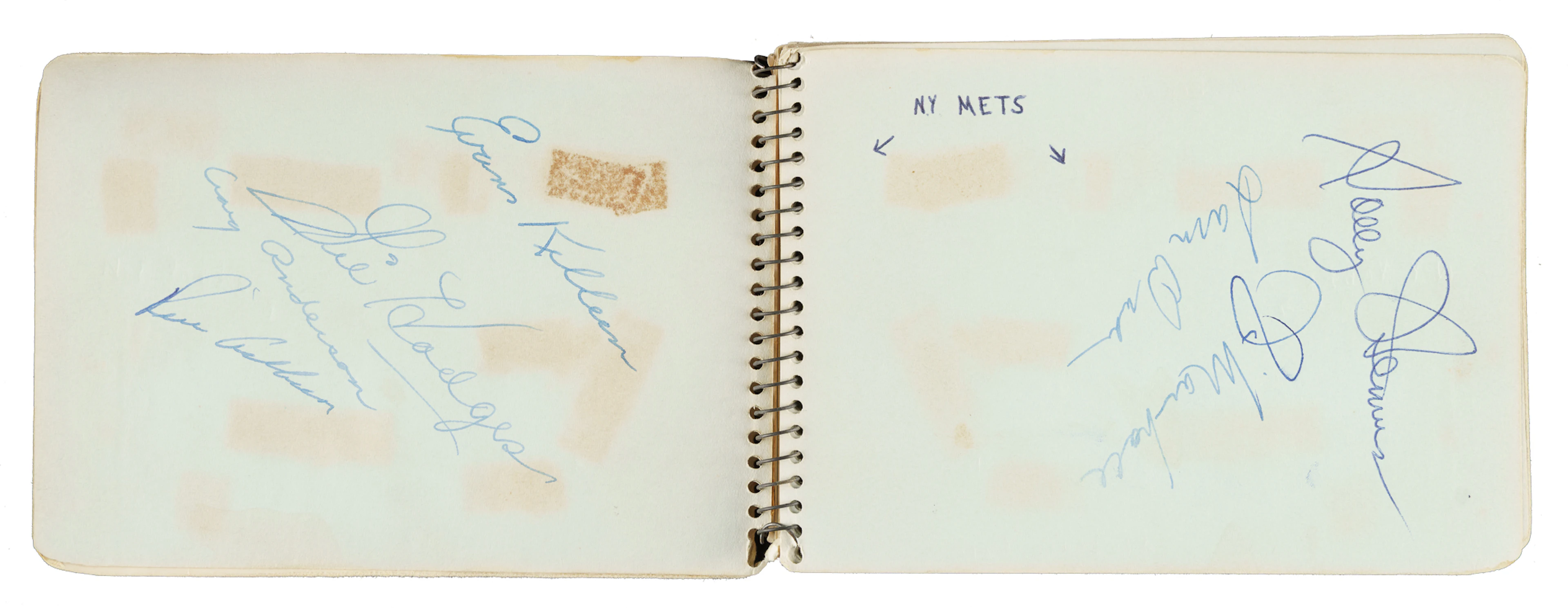1960s Hall of Fame and Stars Multi-Signed Album Pair with Clemente