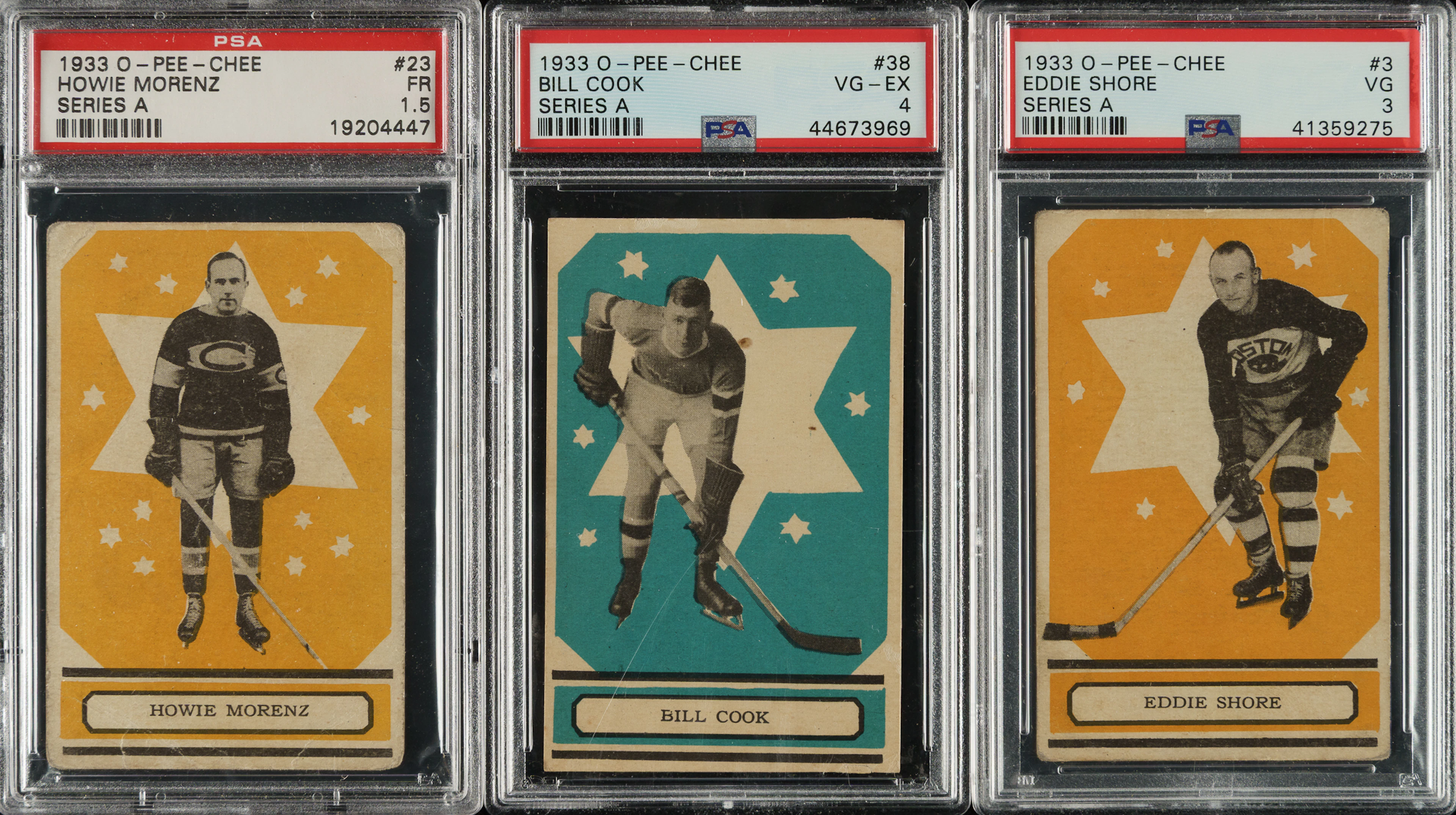 1933-1934 V304A O-Pee-Chee Hockey PSA-Graded Complete Set (48)