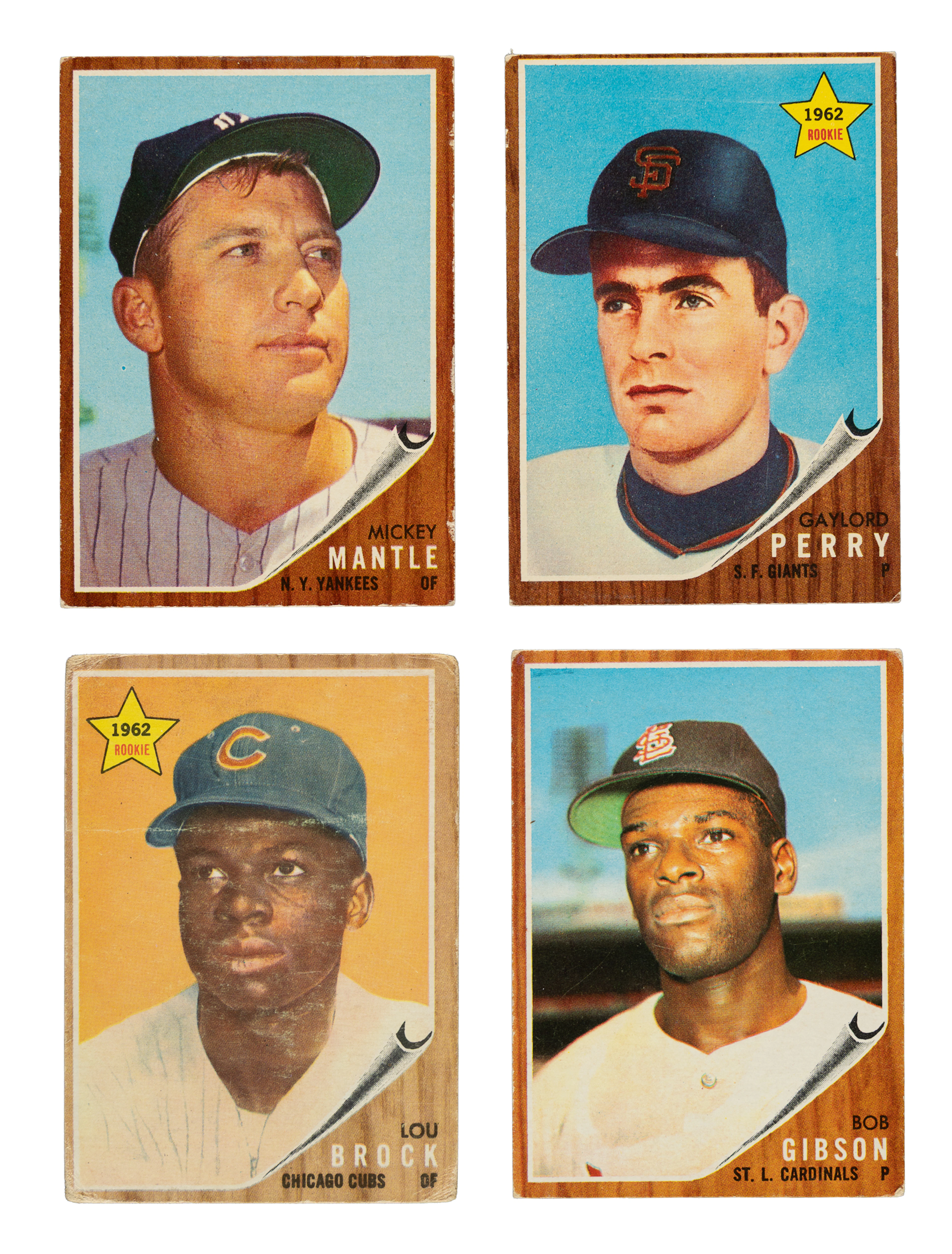 1962 Topps Partial Set (419/598) Including Mickey Mantle Plus 80 Duplicates