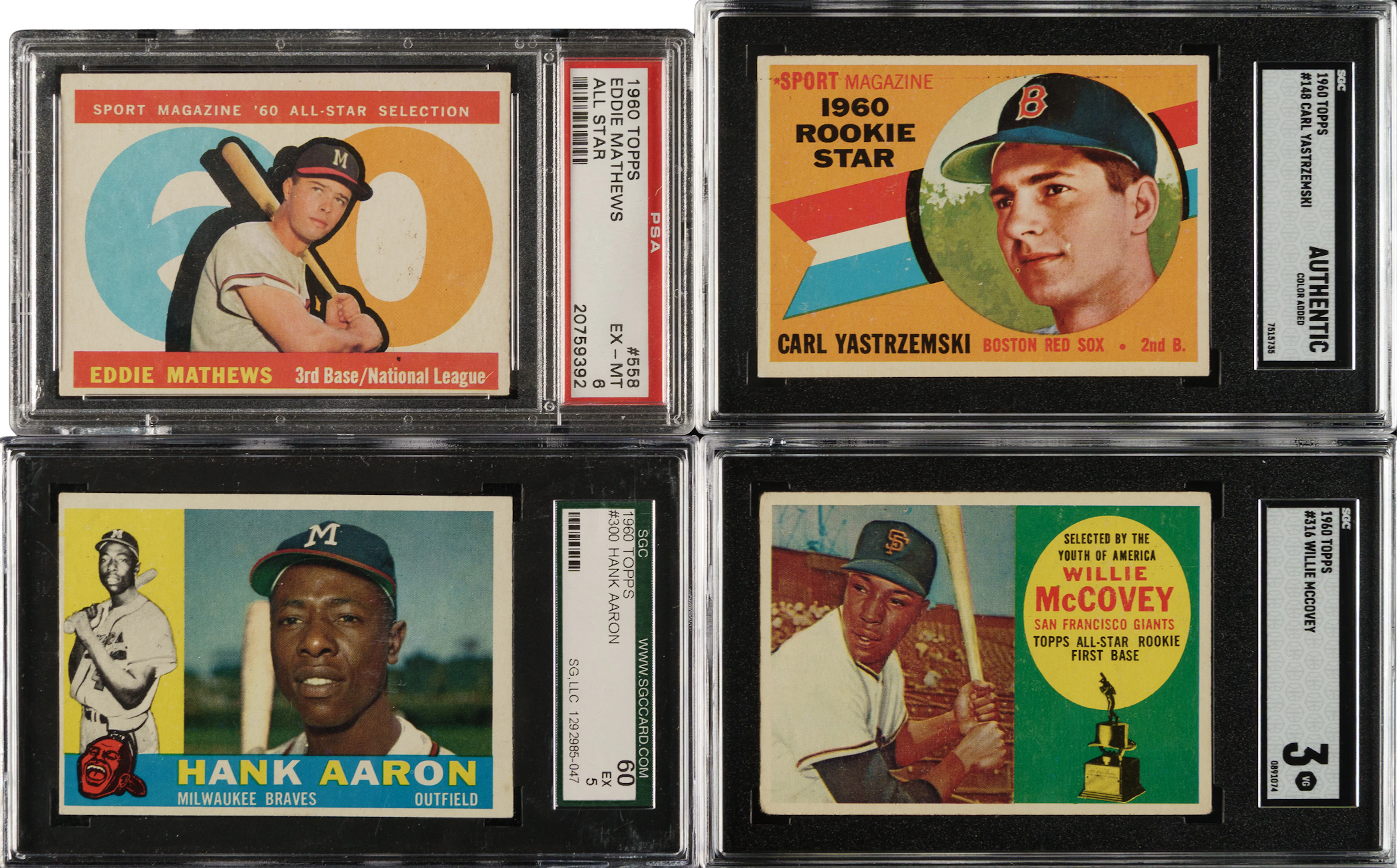 1960 Topps Collection (234) Including Carl Yastrzemski and Willie
