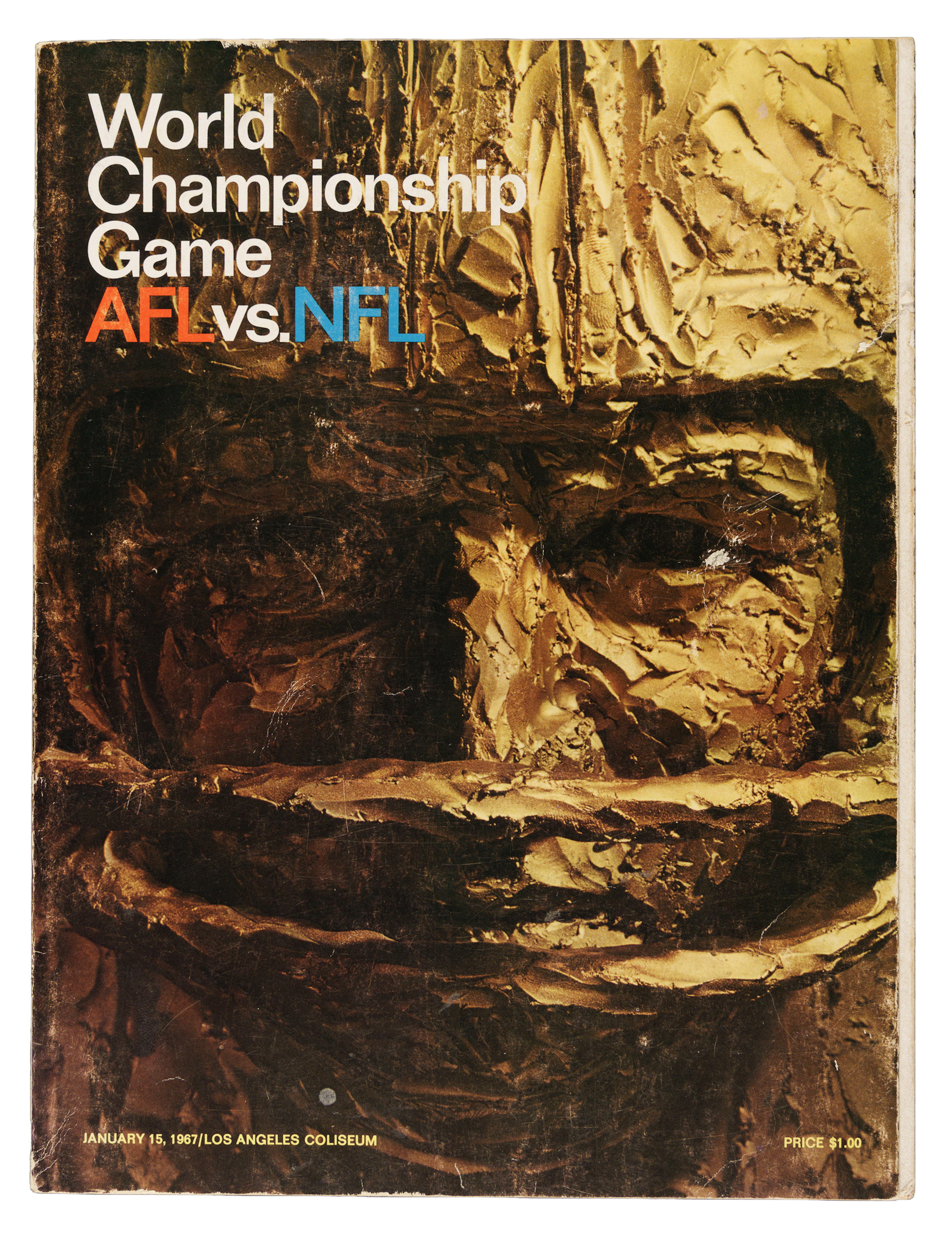 1967 Kansas City Chiefs vs. Green Bay Packers Super Bowl I Program