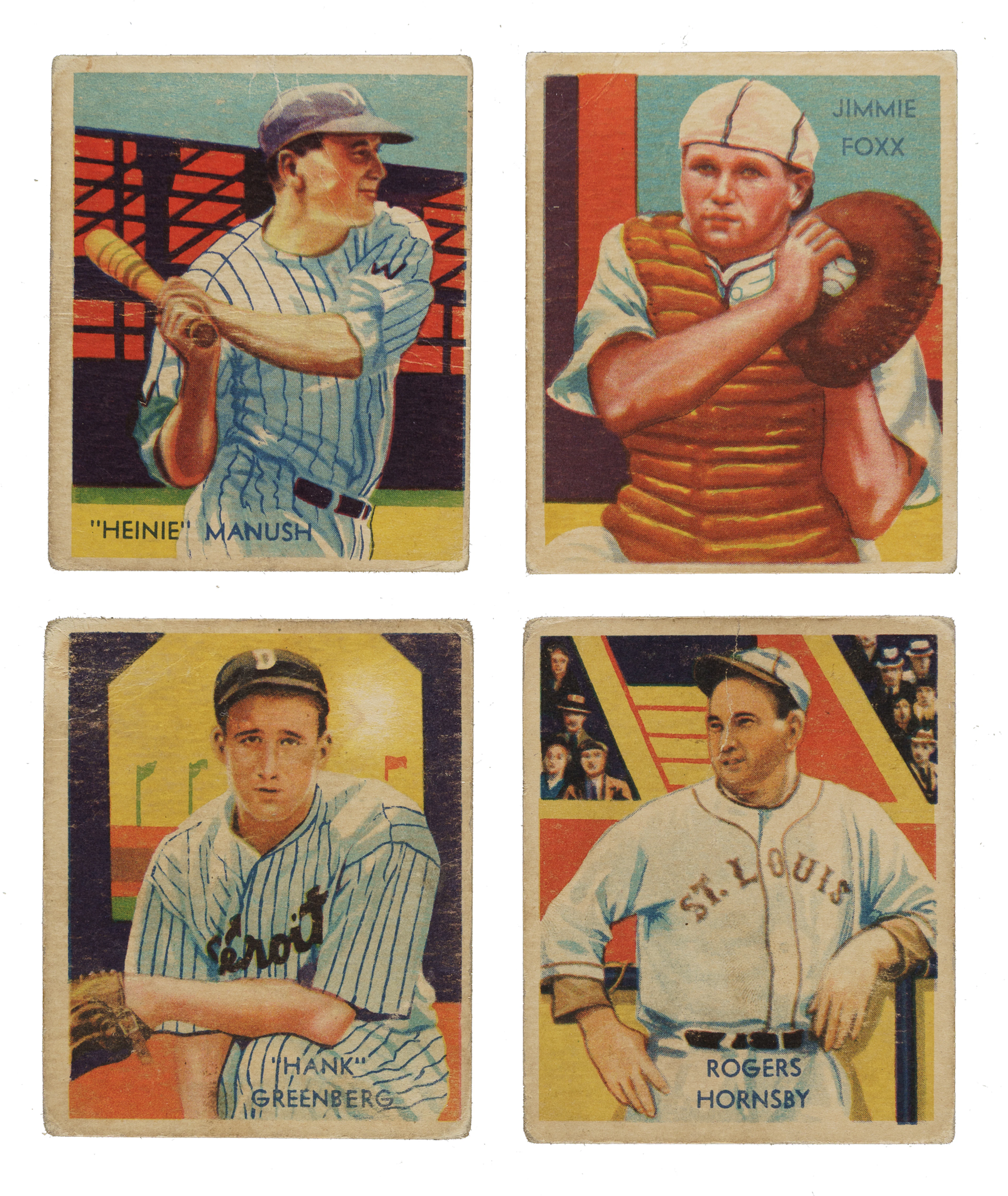 1934-1936 R327 Diamond Stars Collection (39) Including 15 Hall of Famers