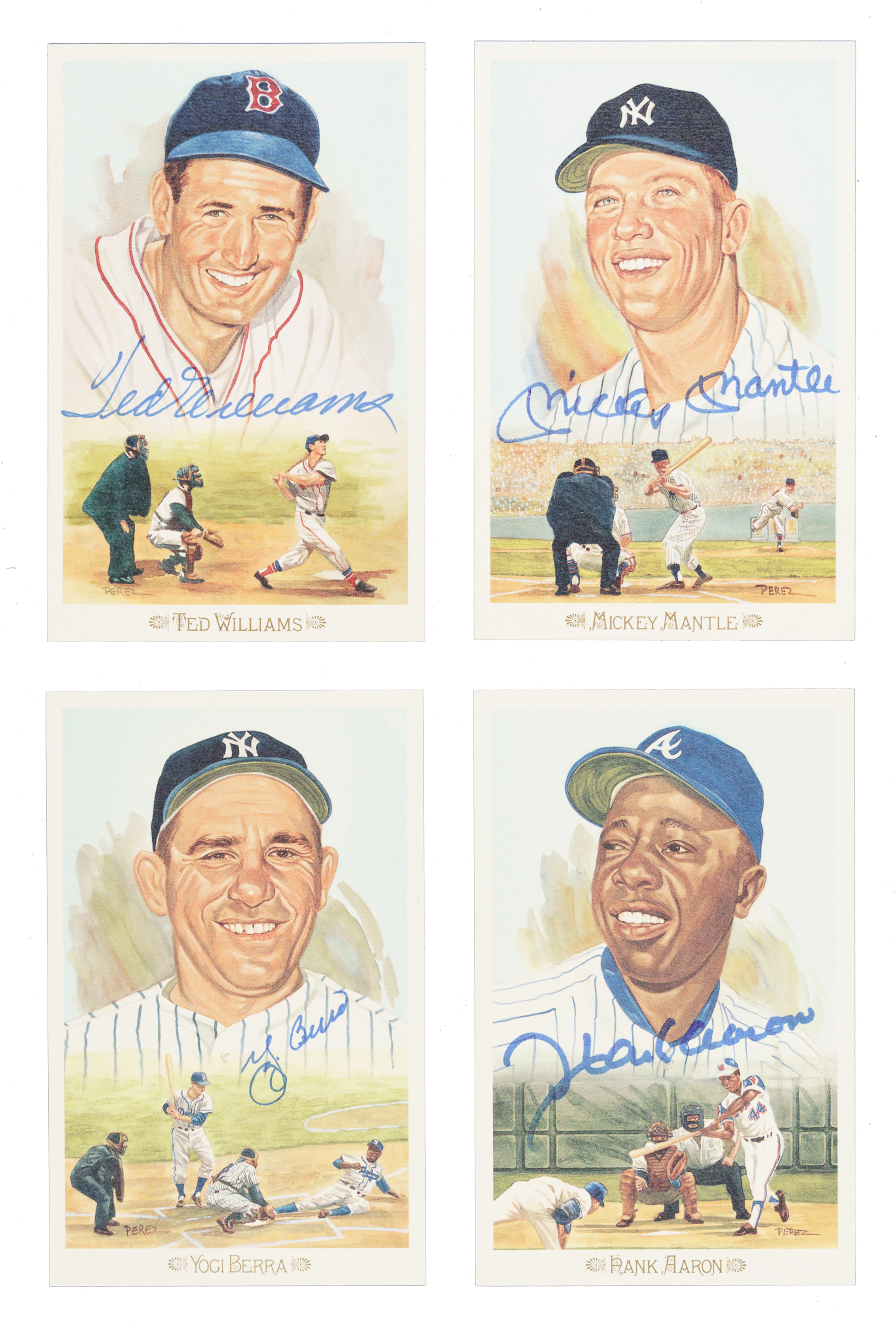 1989 Perez-Steele Celebration Complete Set (44) with 35 Signed Cards