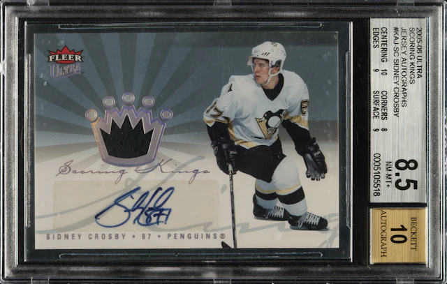 2005-2006 Fleer Ultra Scoring Kings Autograph Jersey Hockey #KAJ-SC