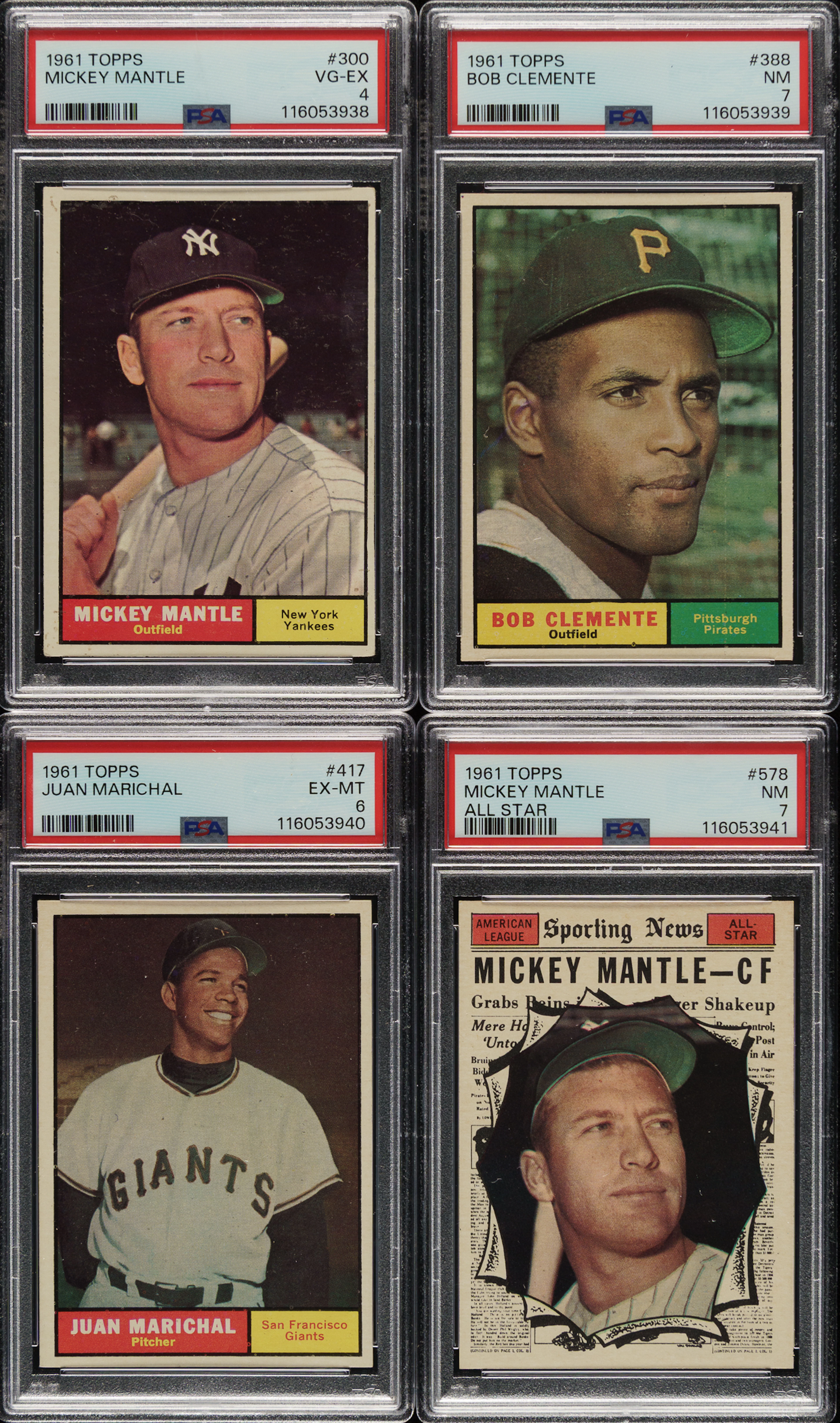 1961 Topps Complete Set (587)