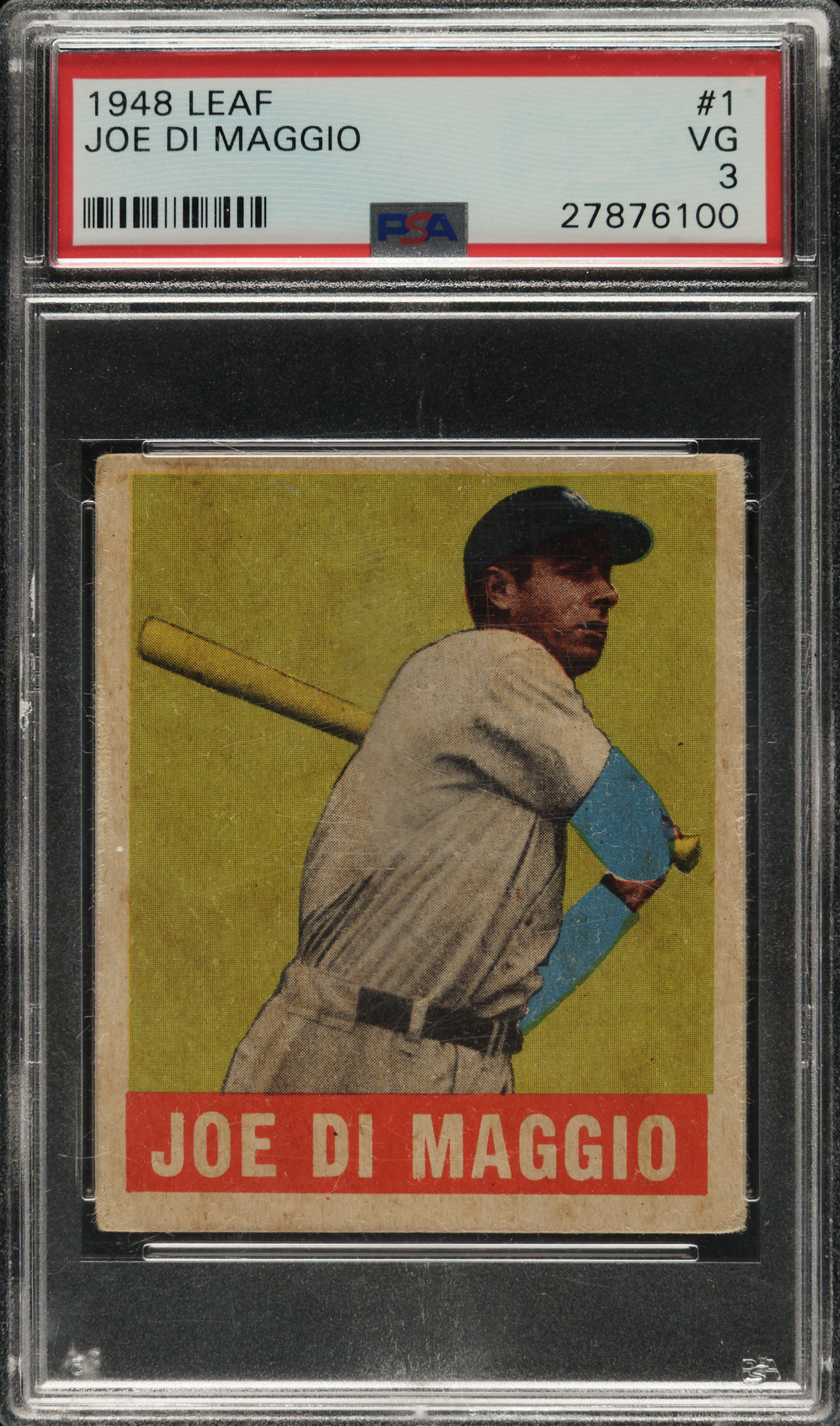 1948-1949 Leaf #1 Joe DiMaggio PSA VG 3