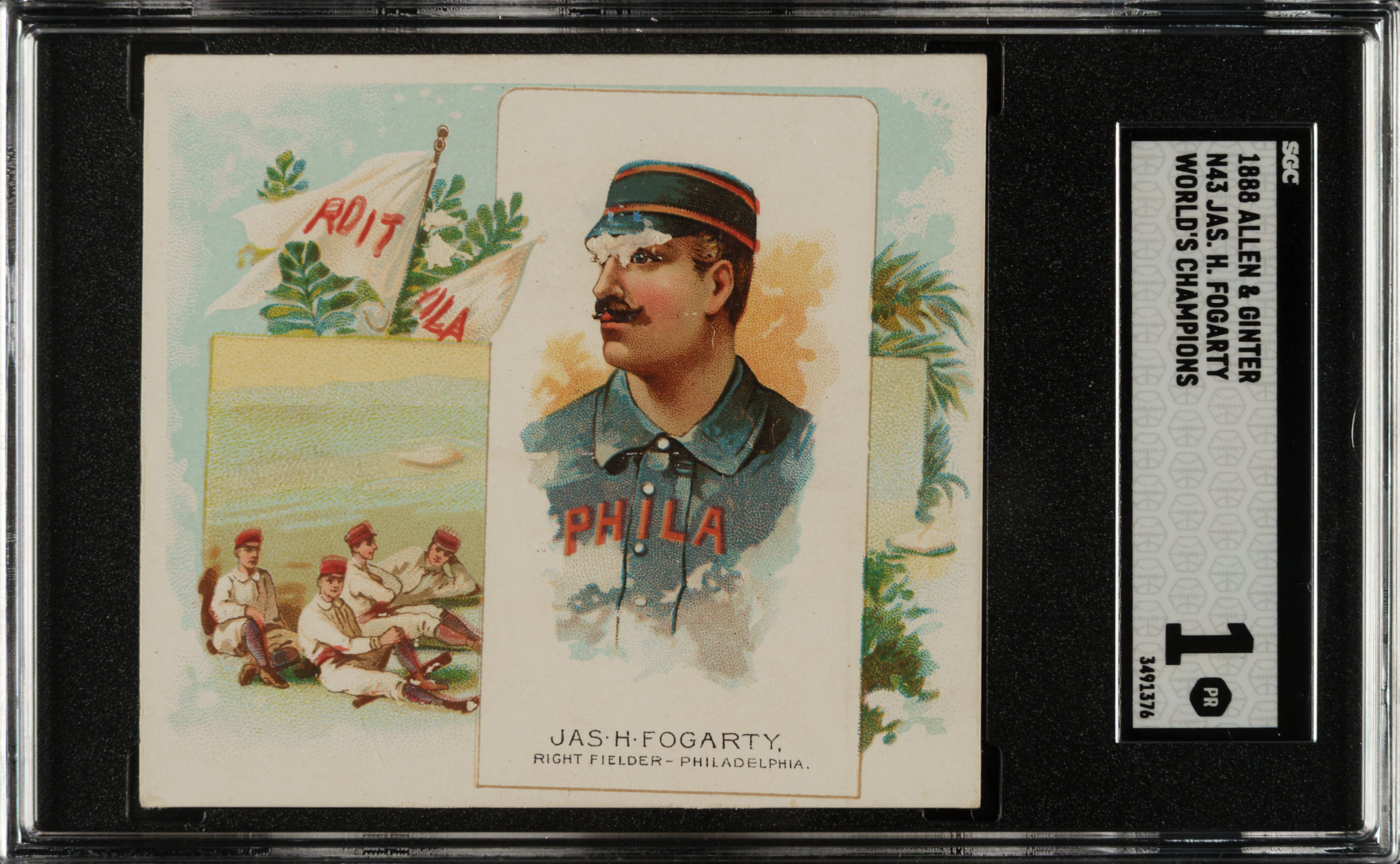 1889 N43 Allen & Ginter James Fogarty SGC POOR 1