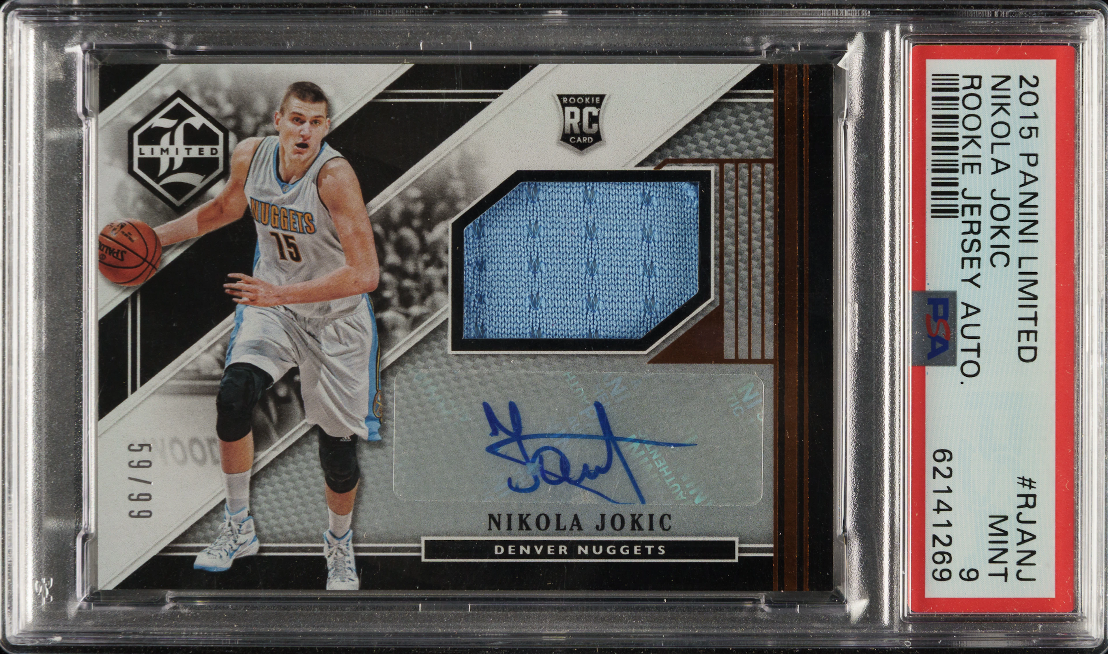 2015-2016 Panini Limited Rookie Jersey Autograph Basketball #RJA-NJ