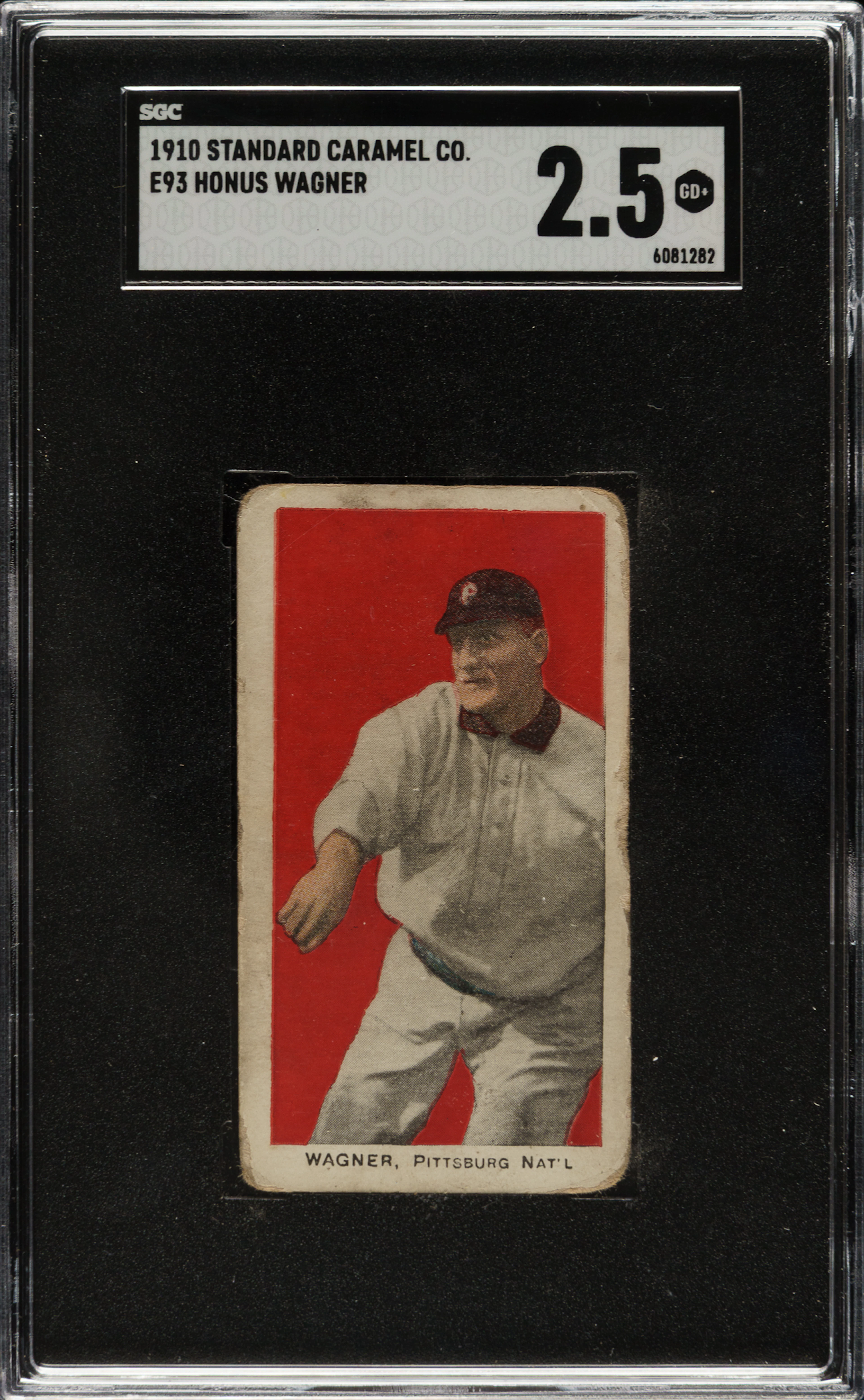 1910 E93 Standard Caramel Honus Wagner SGC GOOD+ 2.5