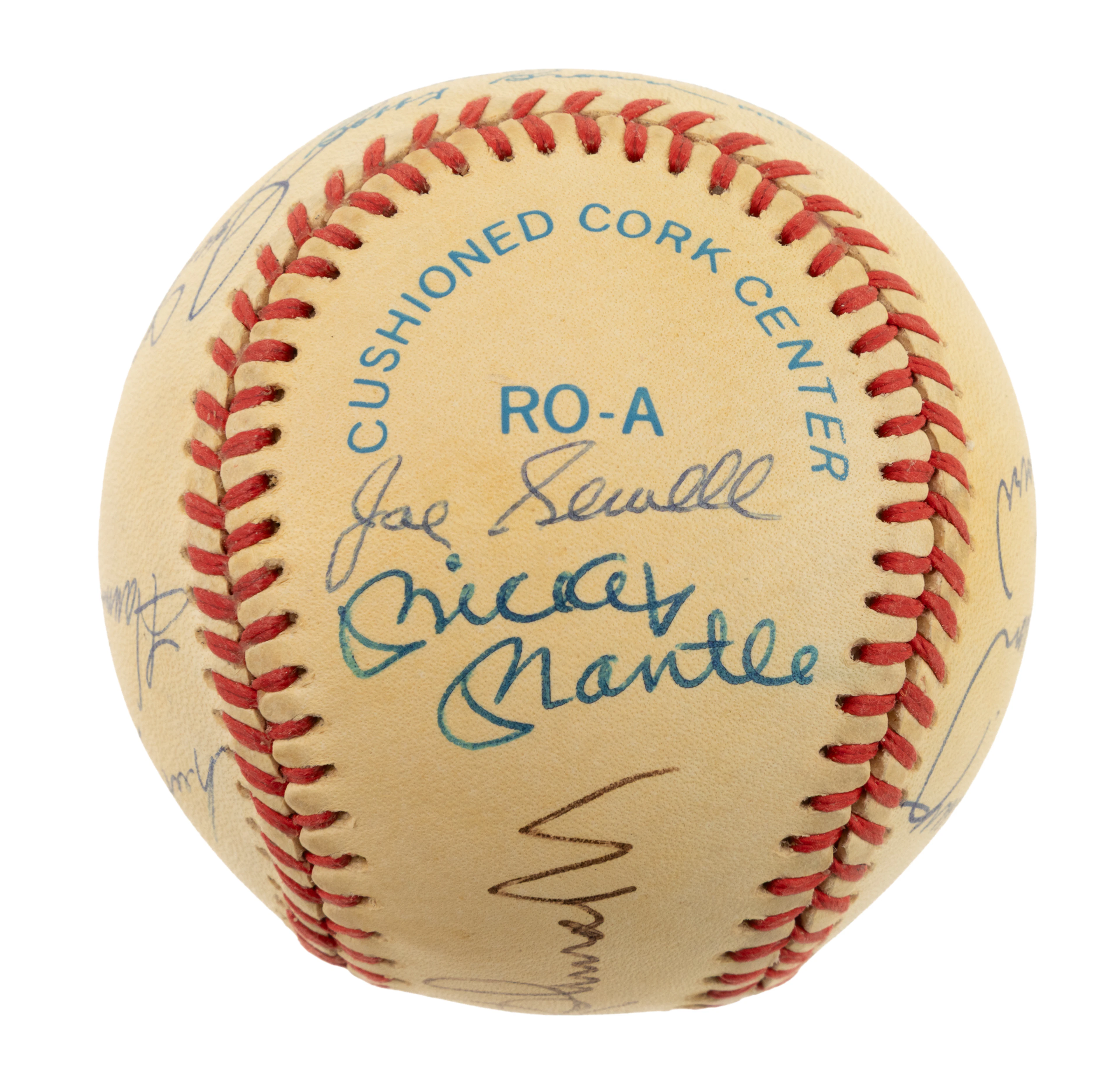 American League Hall of Fame and Stars Multi-Signed Baseball with
