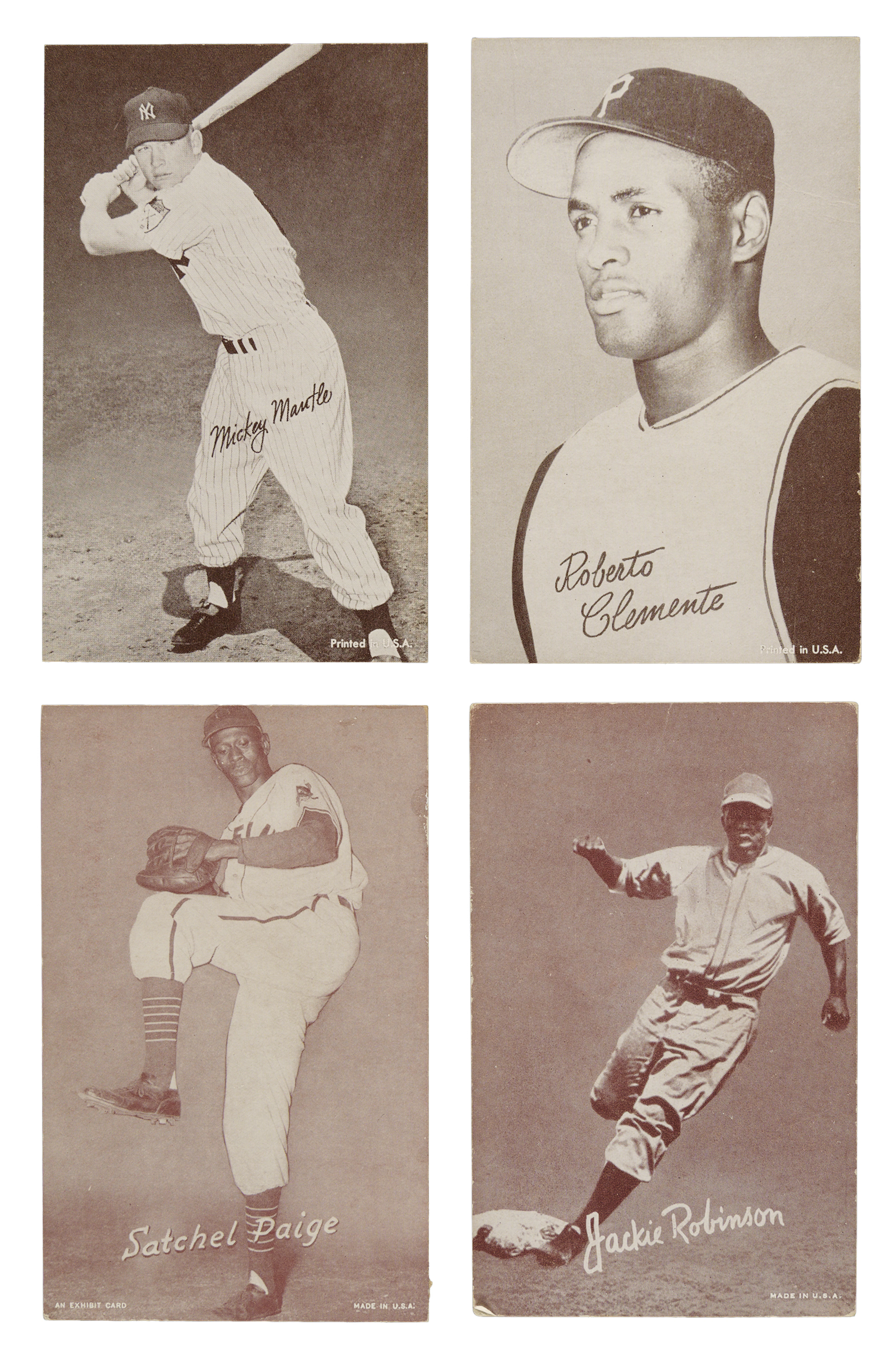 1947-1966 Exhibits Near-Complete Set (333/340) Plus 11 Post-Card Backs