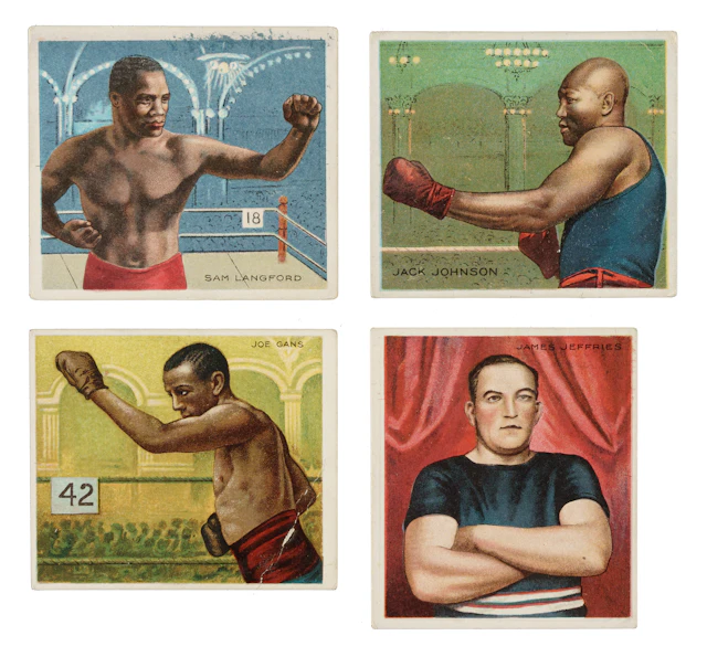 Circa 1910 T218 Mecca "Champion Athletes and Prize Fighters" Partial