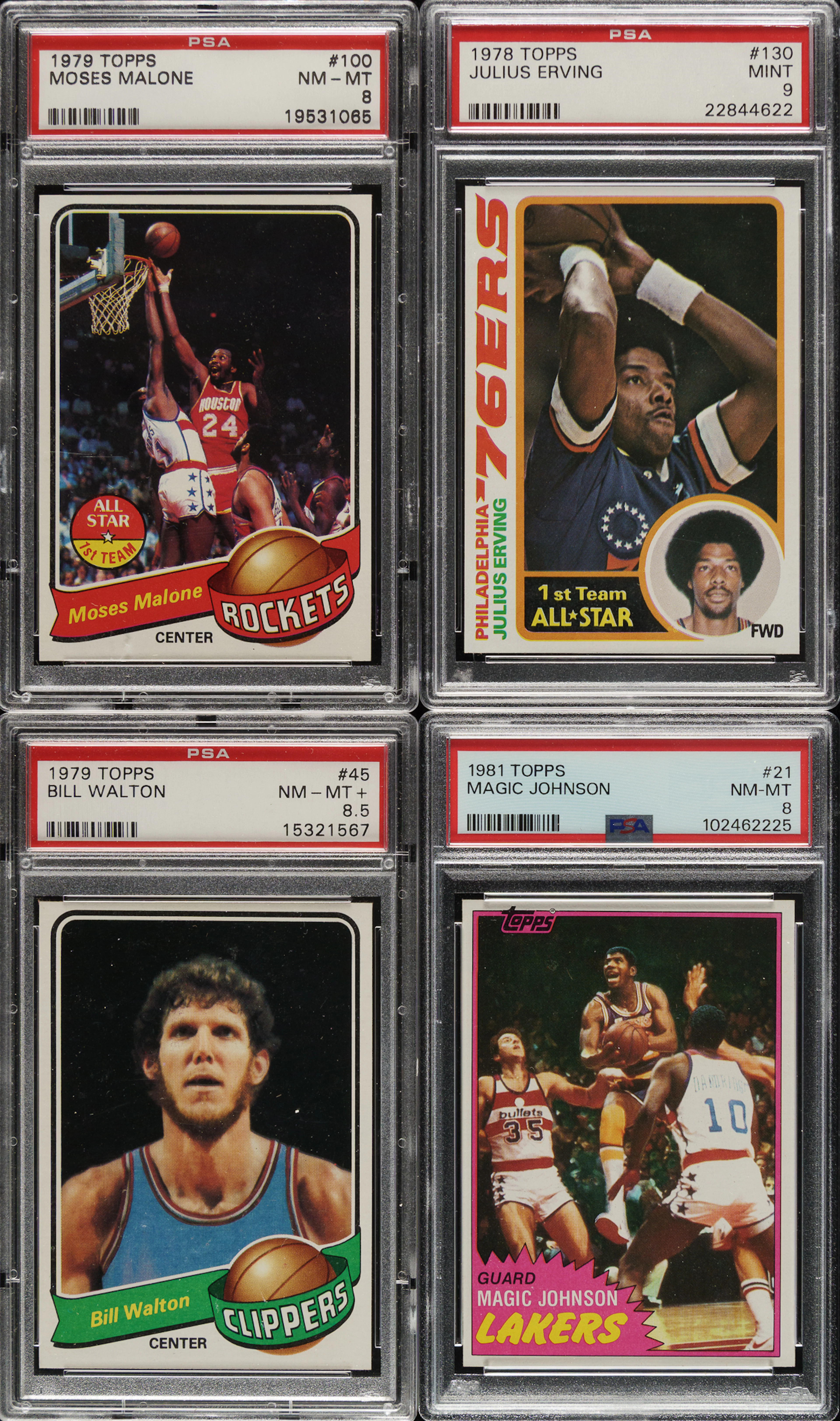 1976 to 1981 Topps Basketball Complete and Near-Complete Set Collection