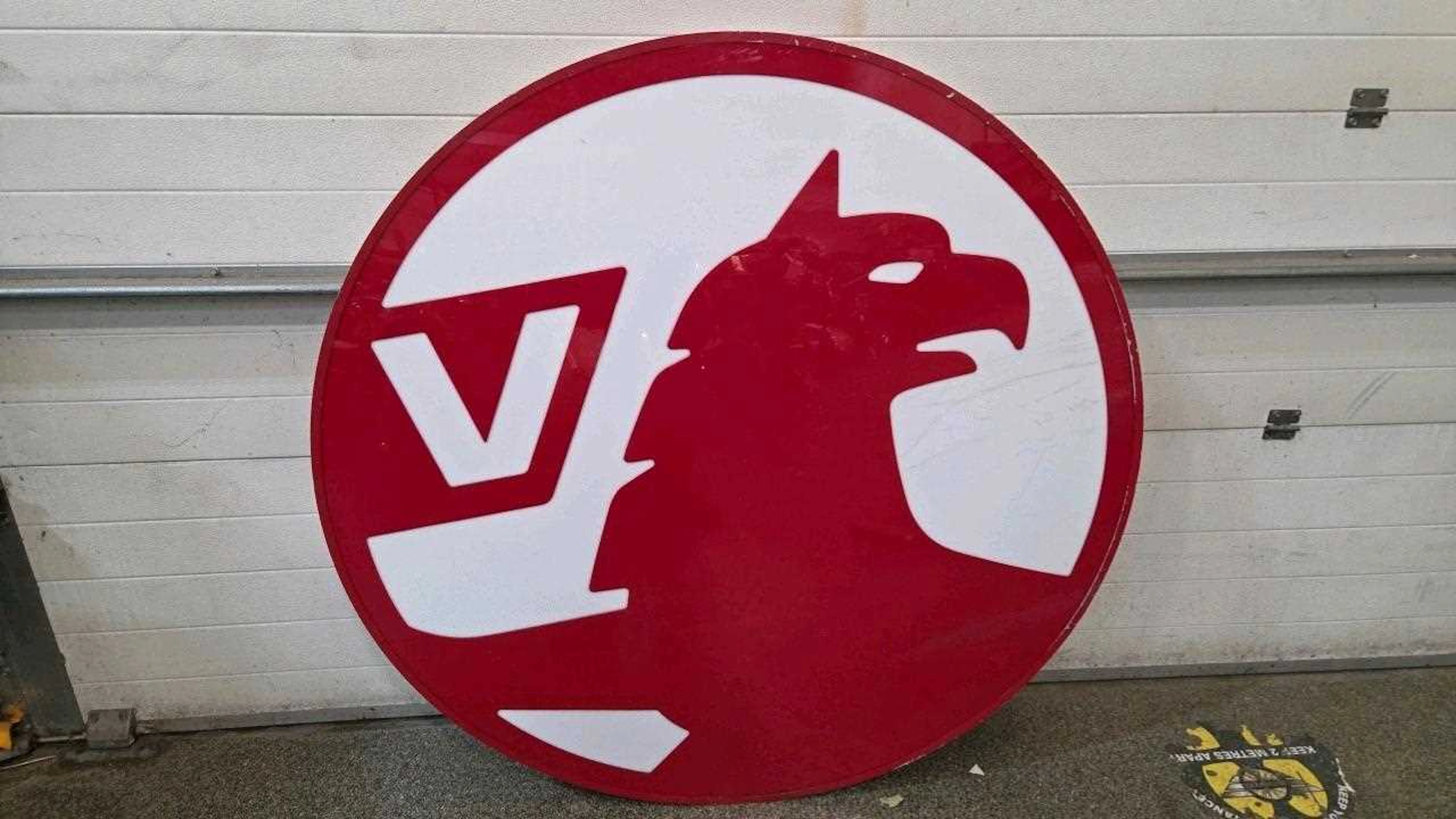 DEALER VAUXHALL GRIFFIN LOGO SIGN 55" DIA