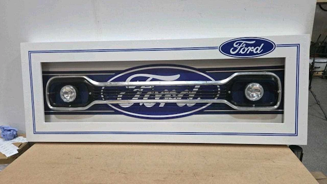 LARGE ILLUMINATED MK1 RS ESCORT GRILL SIGN 64" X 23"