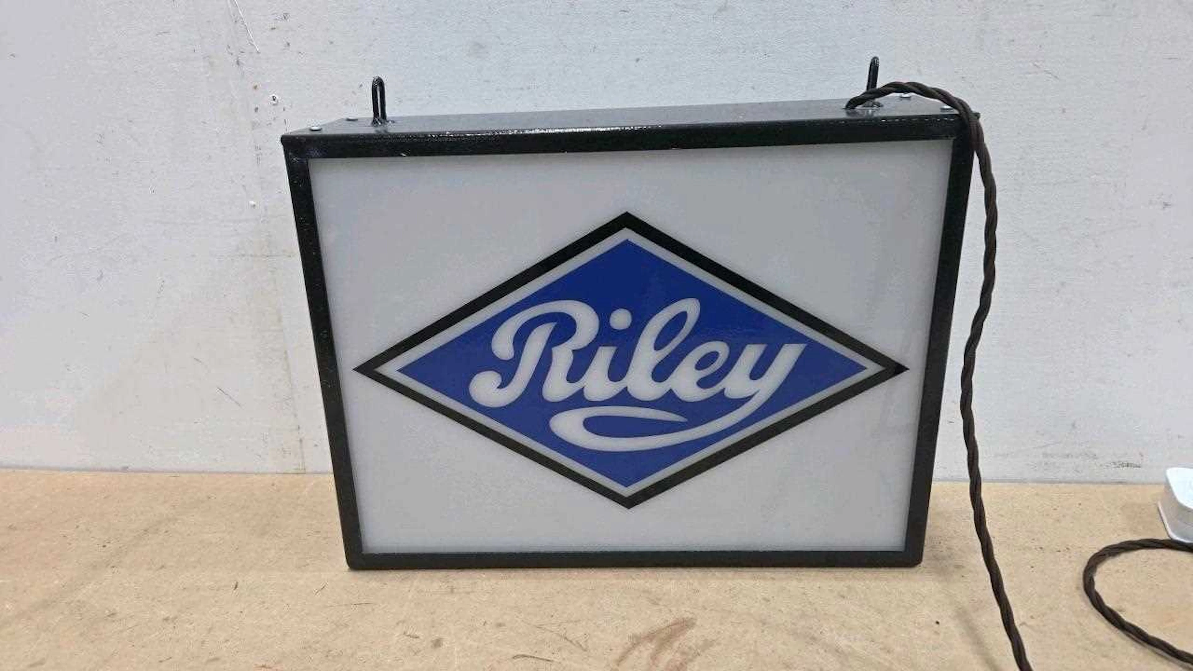 RILEY ILLUMINATED SIGN 17" X 12"