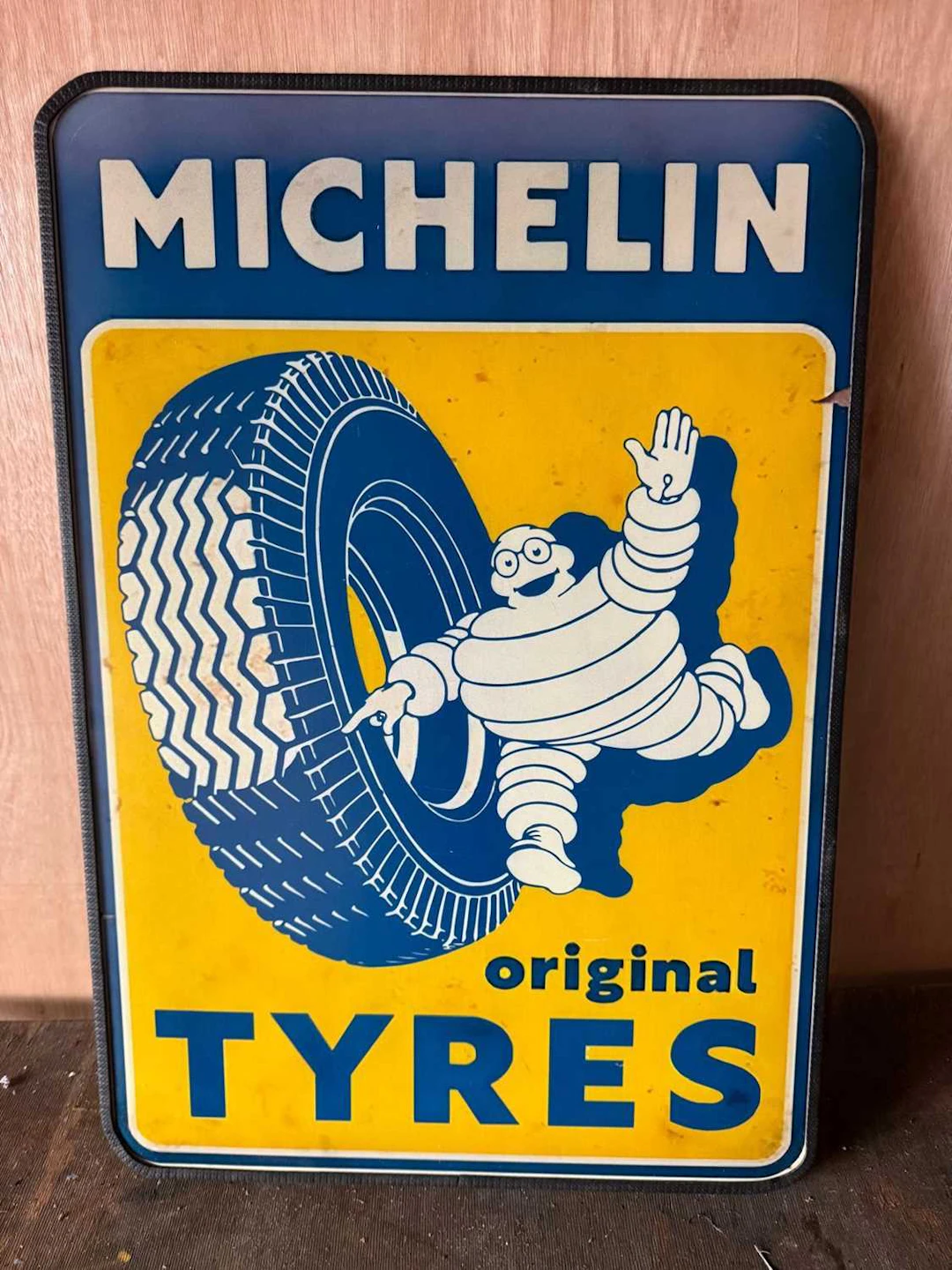 MICHELIN TYRES TIN REPRO SIGN 27" X 19"