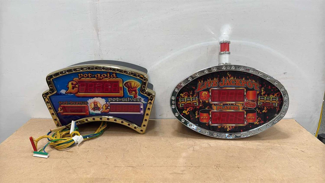 2 PINBALL MACHINE BACKS