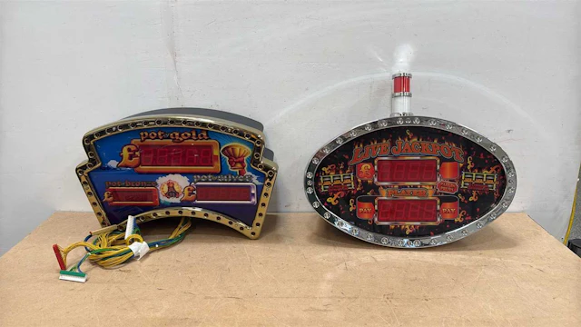 2 PINBALL MACHINE BACKS