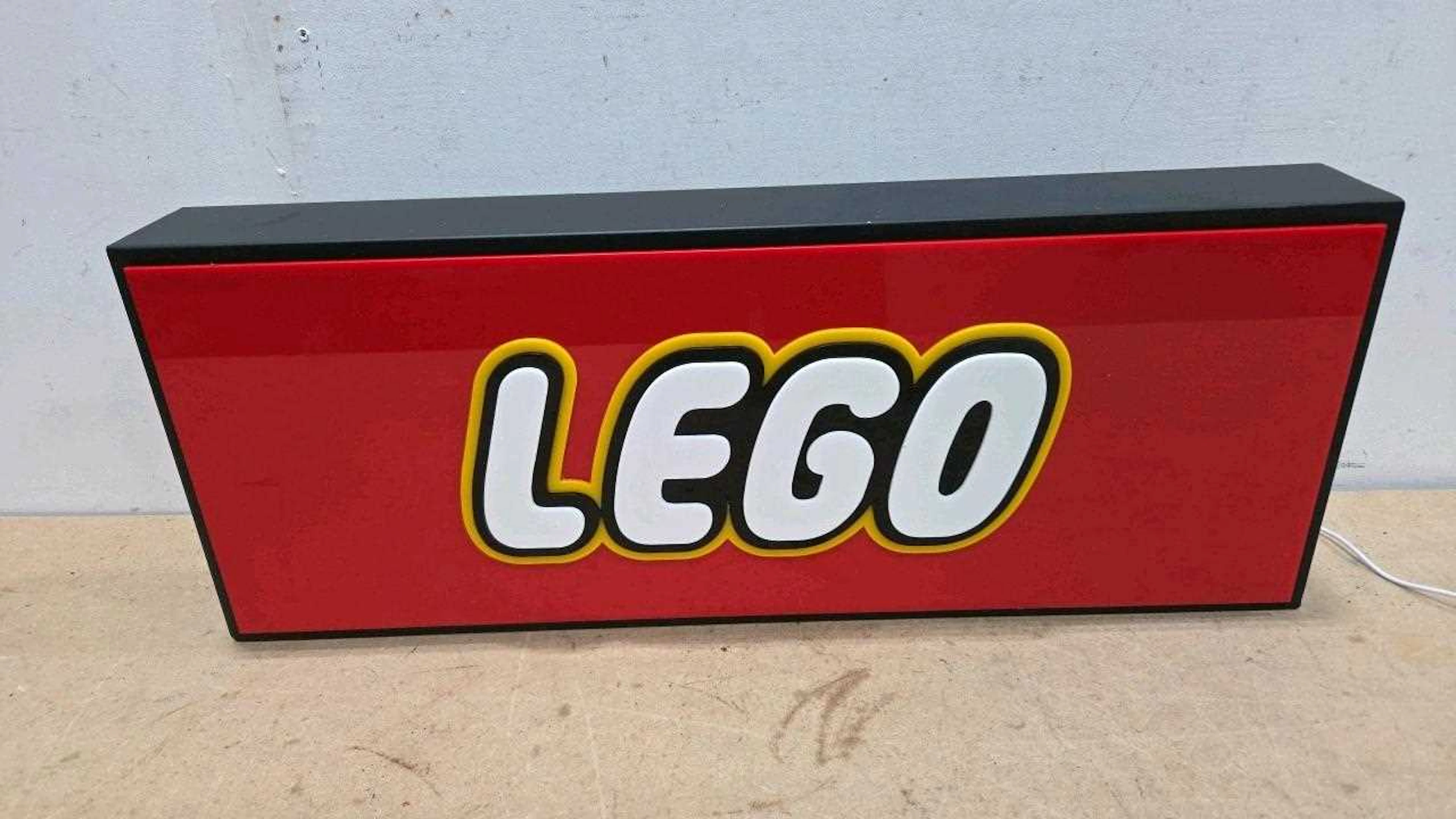 LEGO REPRO ILLUMINATED SIGN 25" X 10"