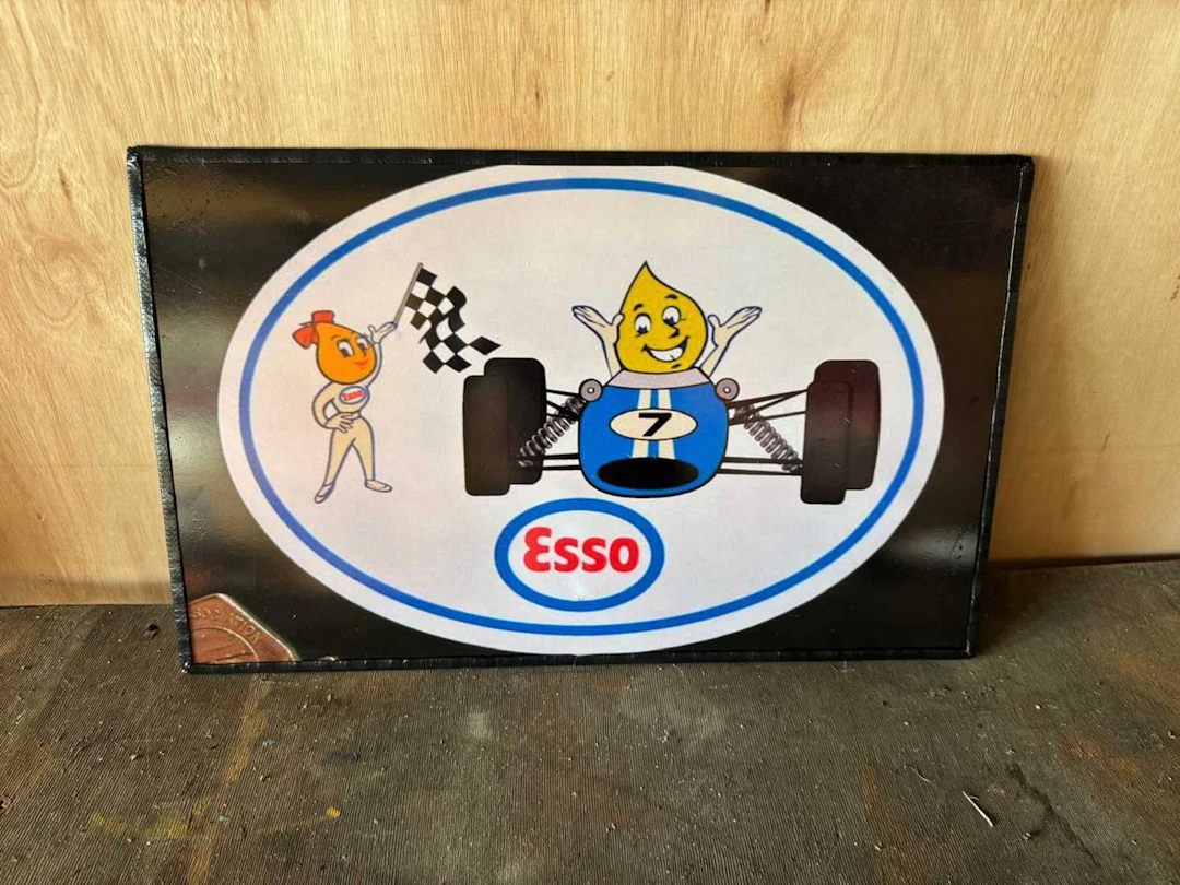 ESSO REPRO PLASTIC SIGN 22" X 14"