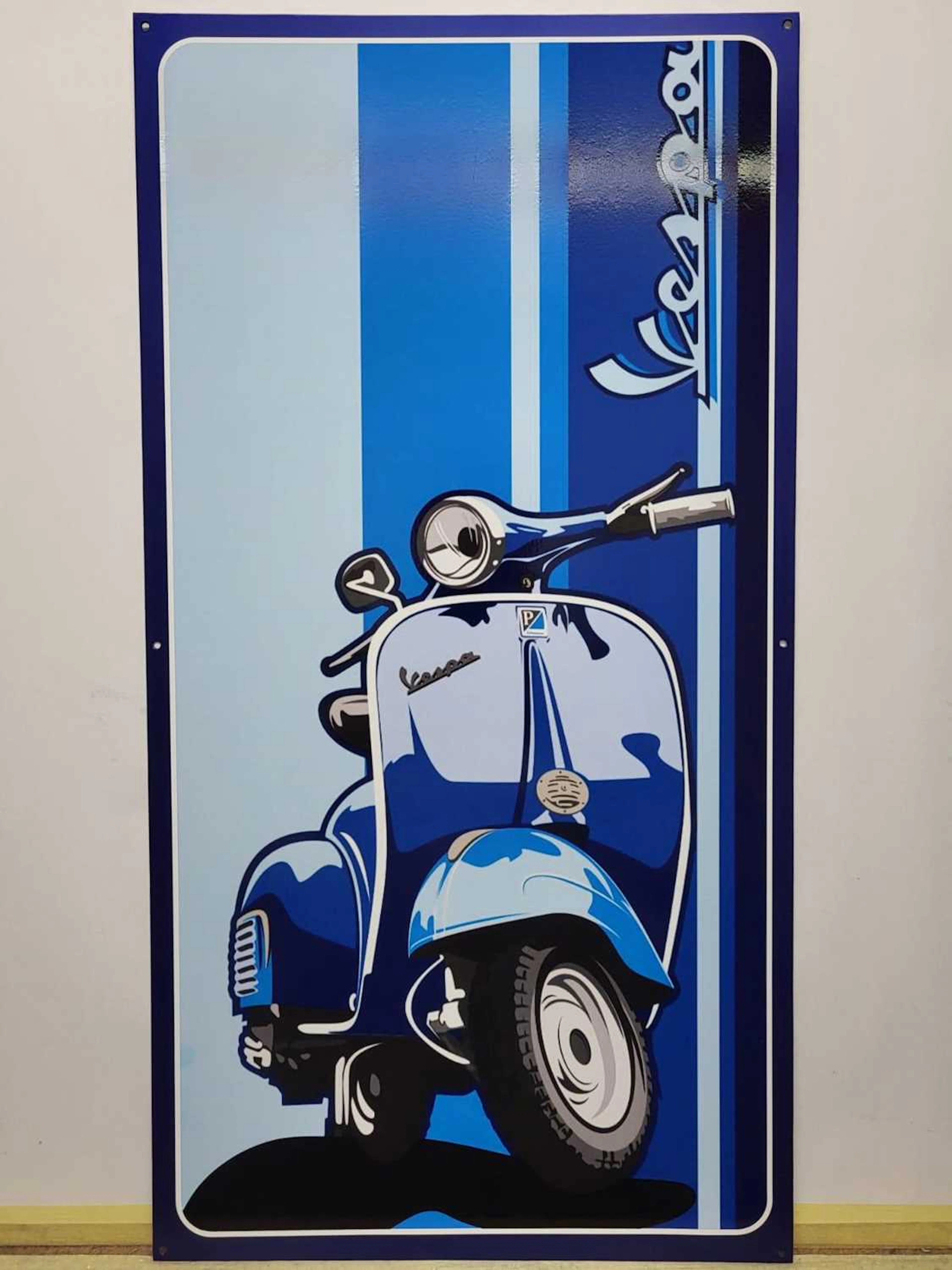 METAL VESPA SIGN 15" X 28"