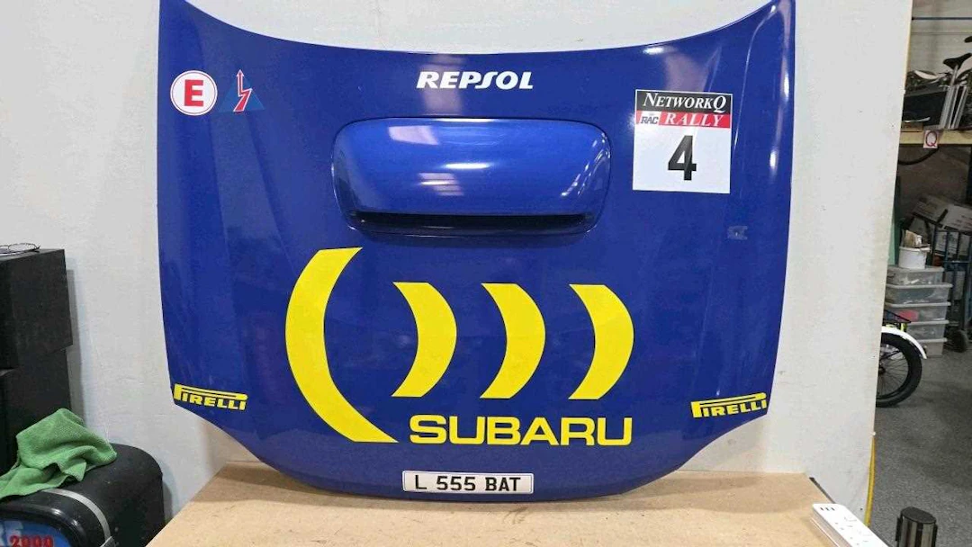 COLIN McRAE REPLICA SUBARU BONNET WALL ART