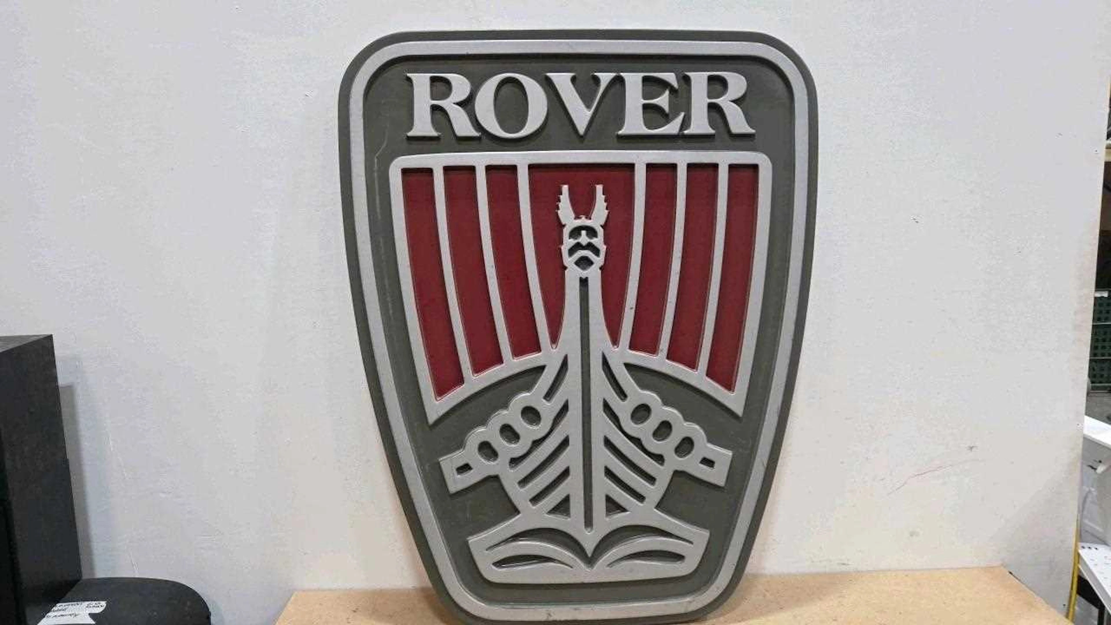 PLASTIC ROVER DEALERSHIP SIGN 44" X 35"