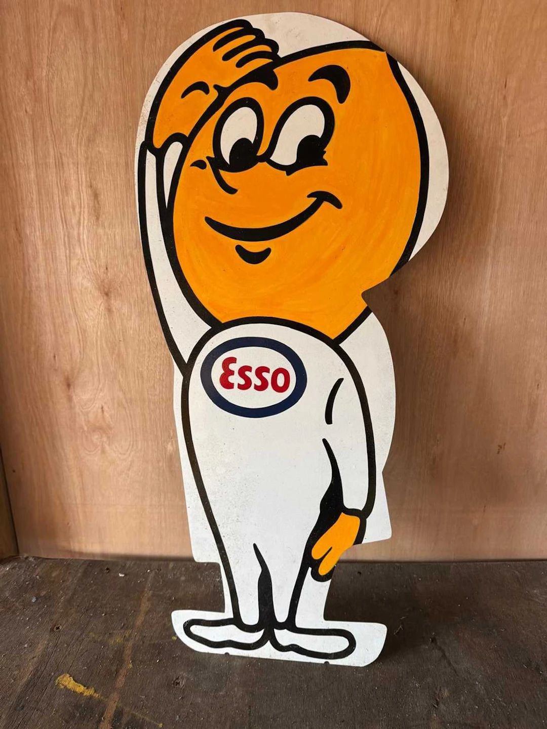 ESSO MR DRIP REPRO, PAINTED SIGN 40" X 19"